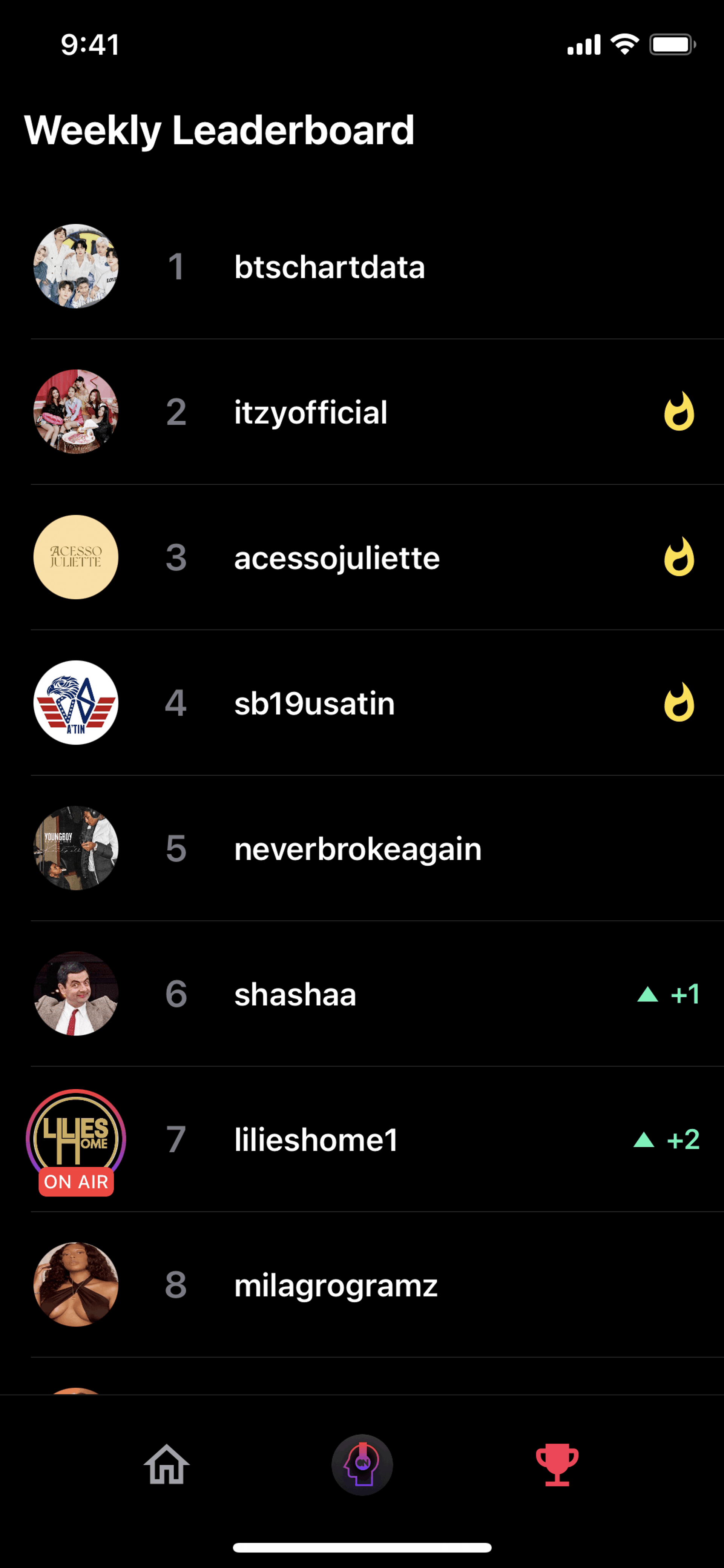 Stationhead iOS Music & Audio interface screenshot 2