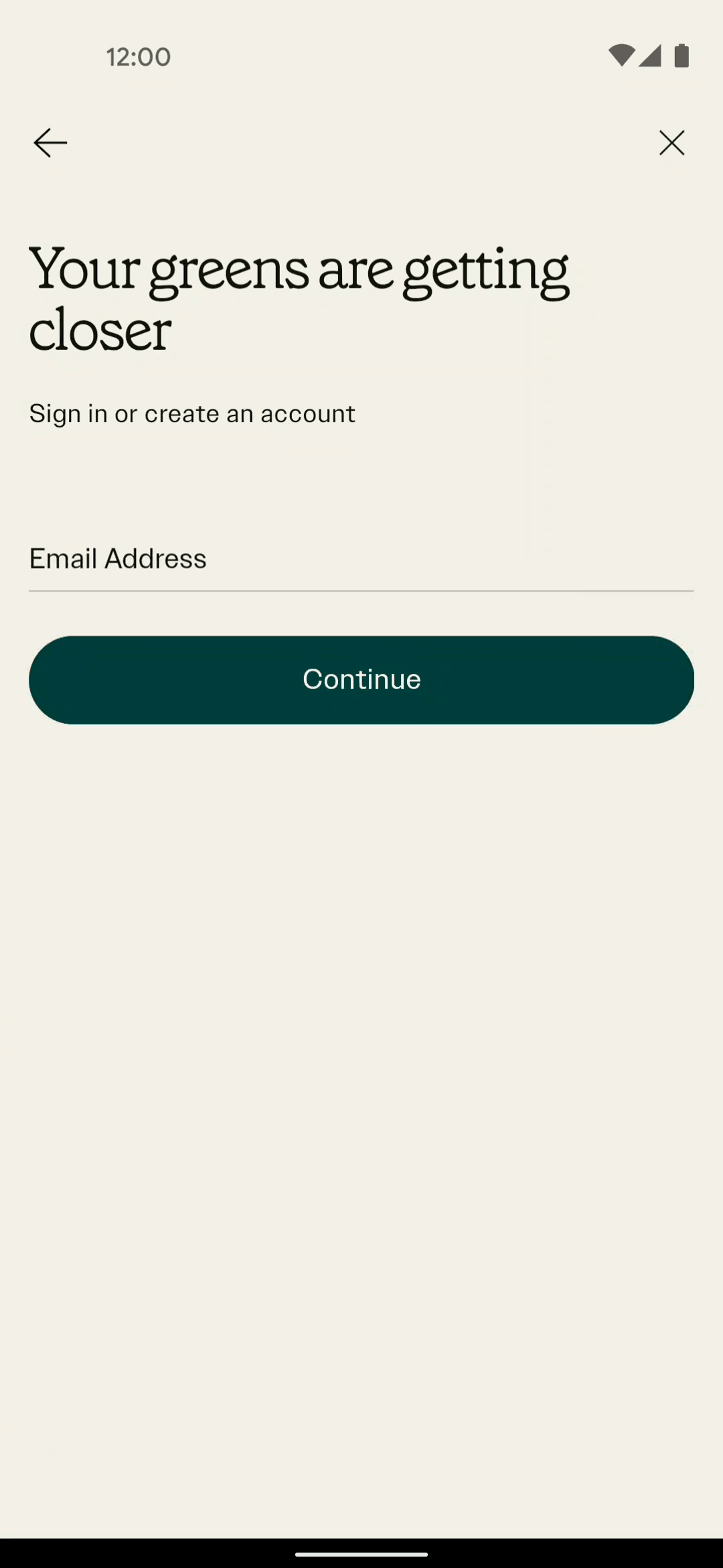 sweetgreen Android Food & Drink interface screenshot 22