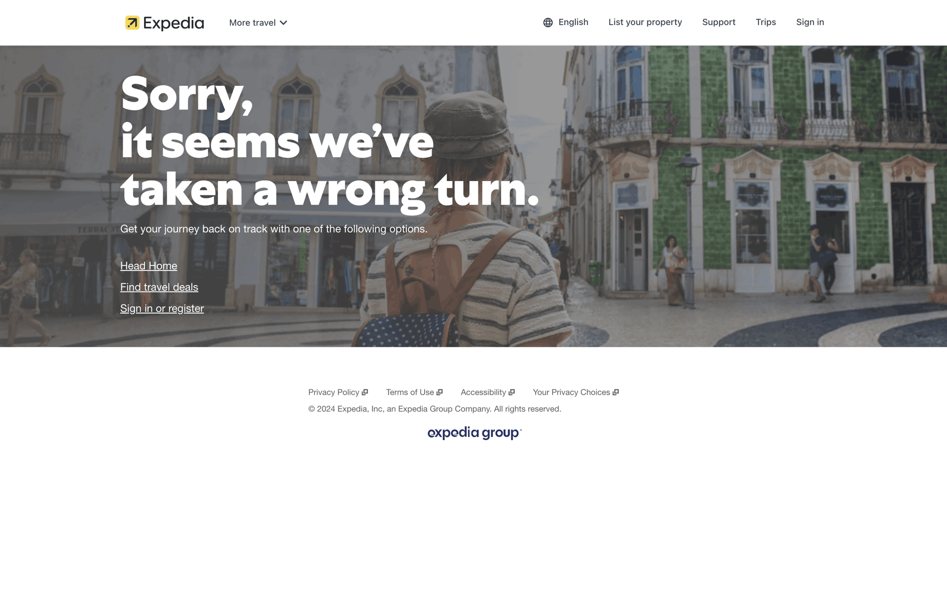 Expedia Web Travel & Transportation interface screenshot 2