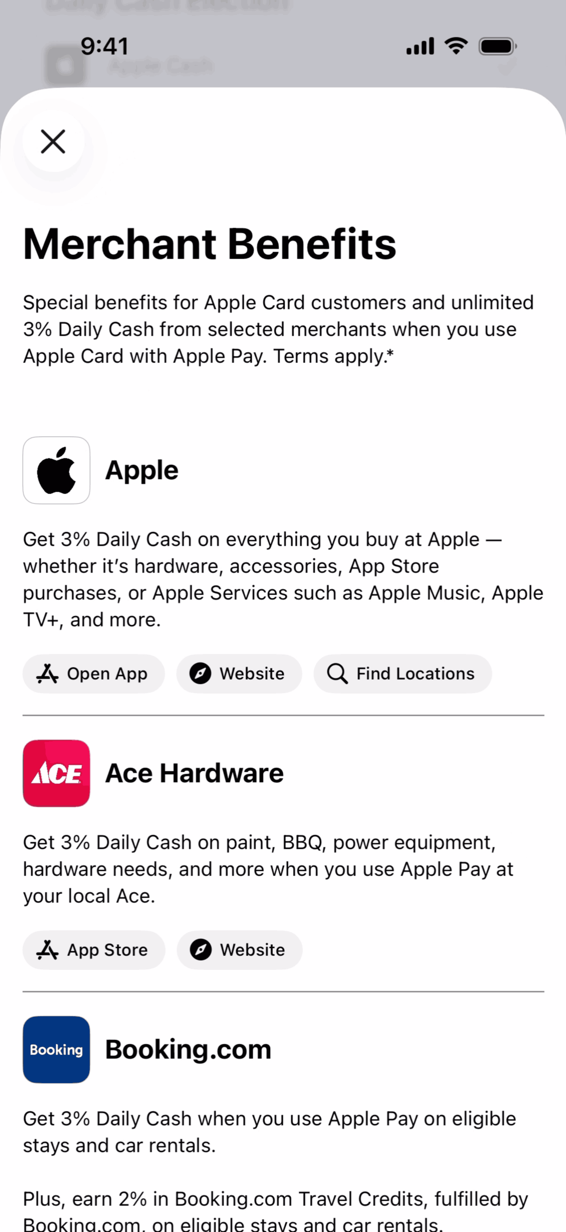 Apple Wallet iOS Finance interface screenshot 24