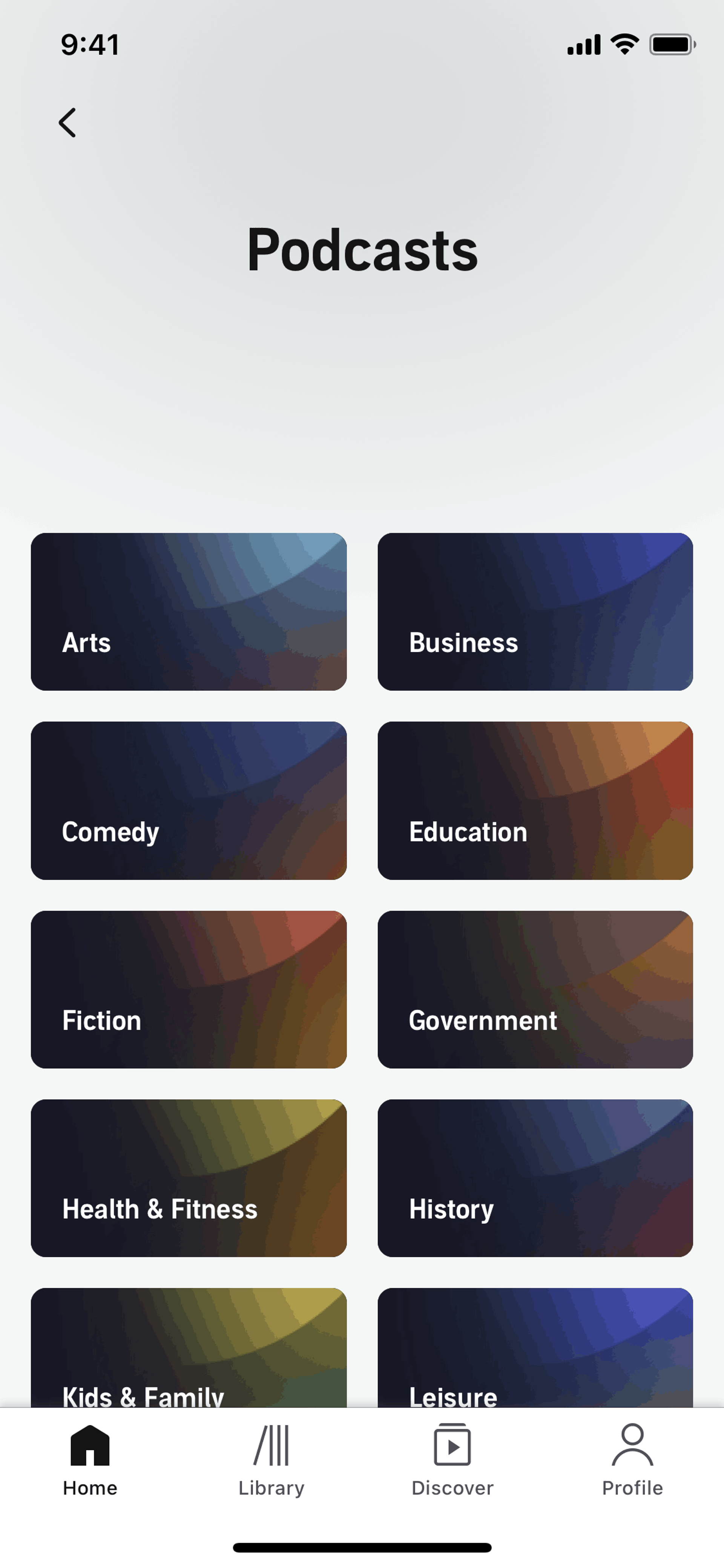 Audible iOS Entertainment interface screenshot 24