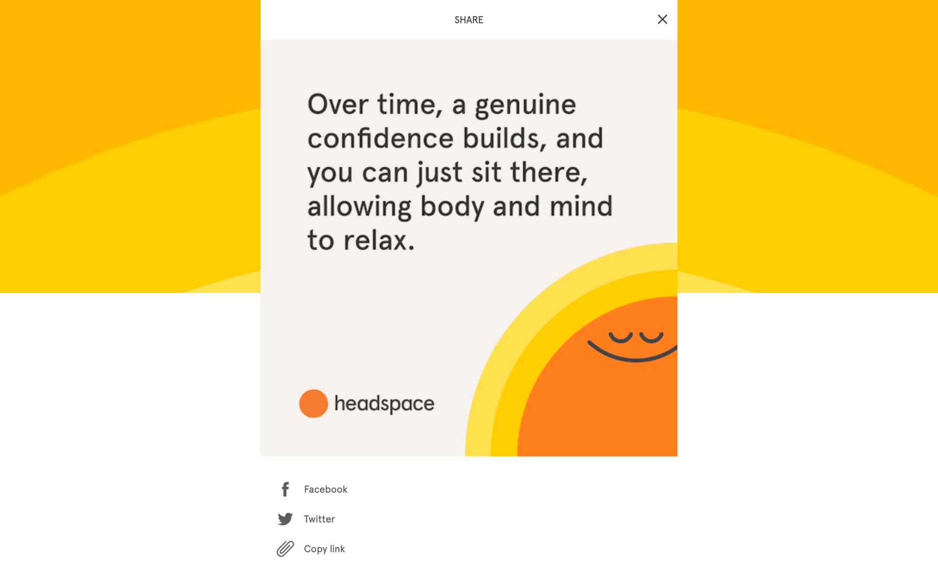 Headspace Web Health & Fitness interface screenshot 13