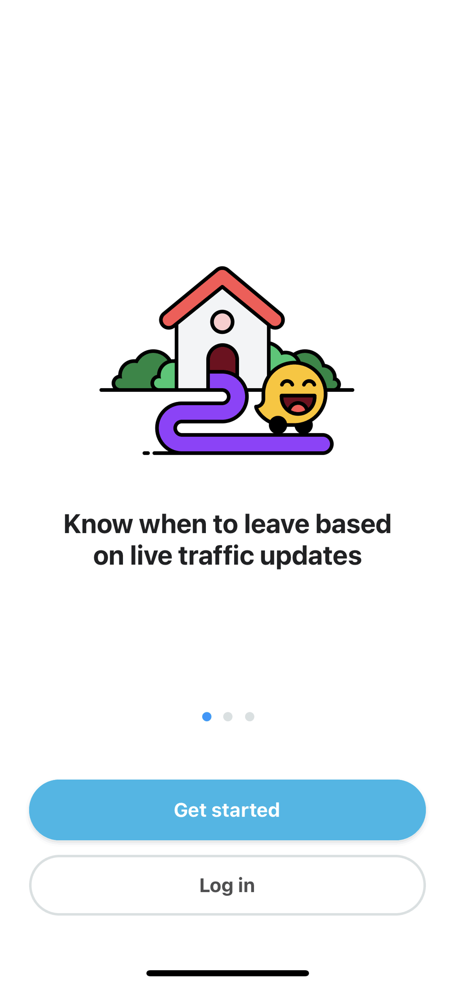 Waze iOS Maps & Navigation interface screenshot 3