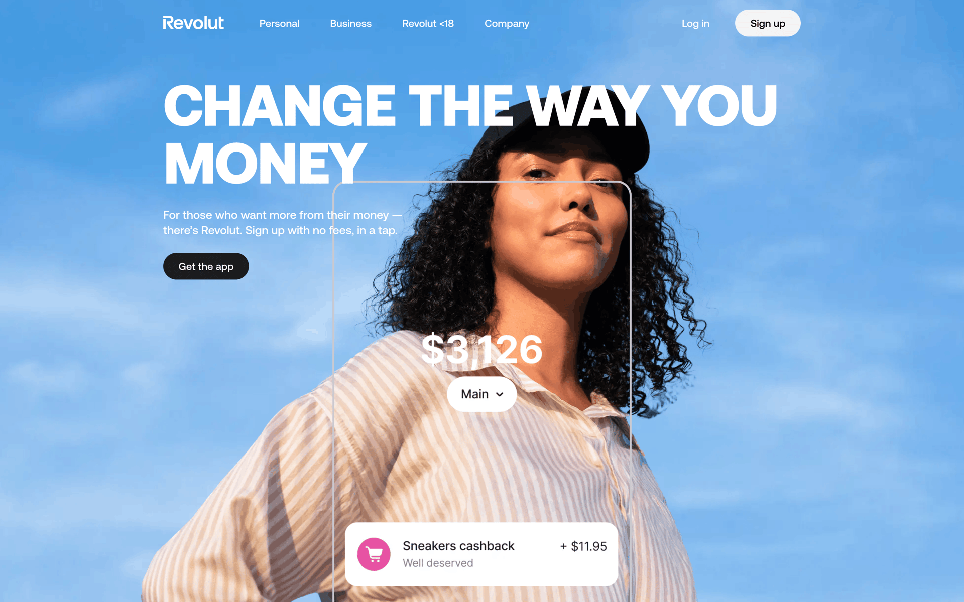 Revolut Web Finance interface screenshot 1