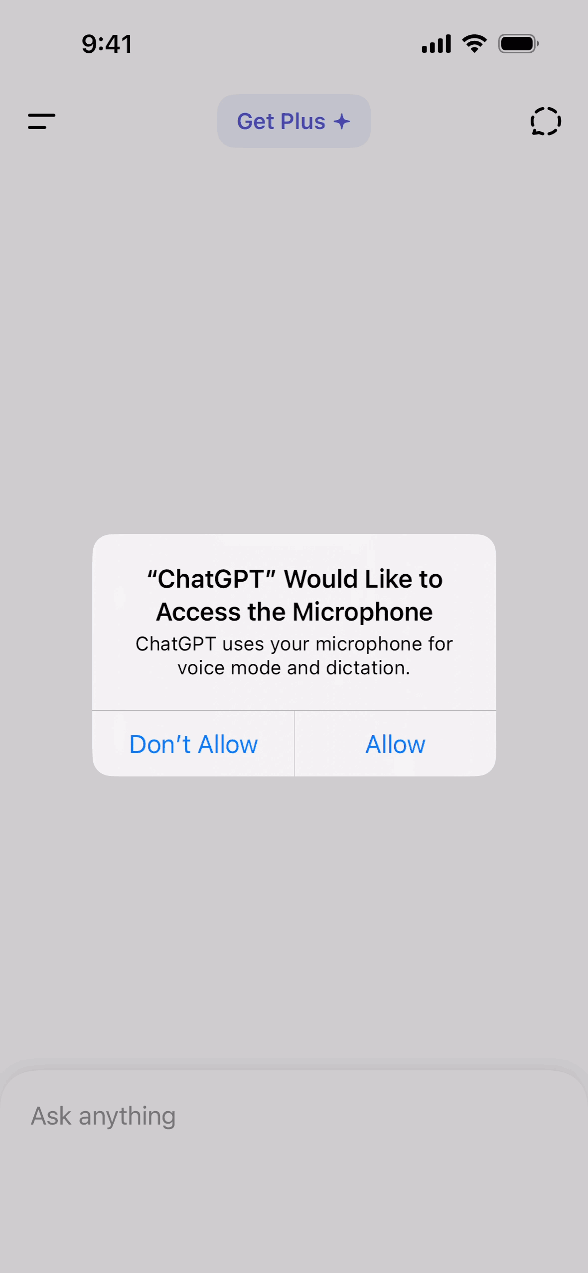 ChatGPT iOS AI interface screenshot 19
