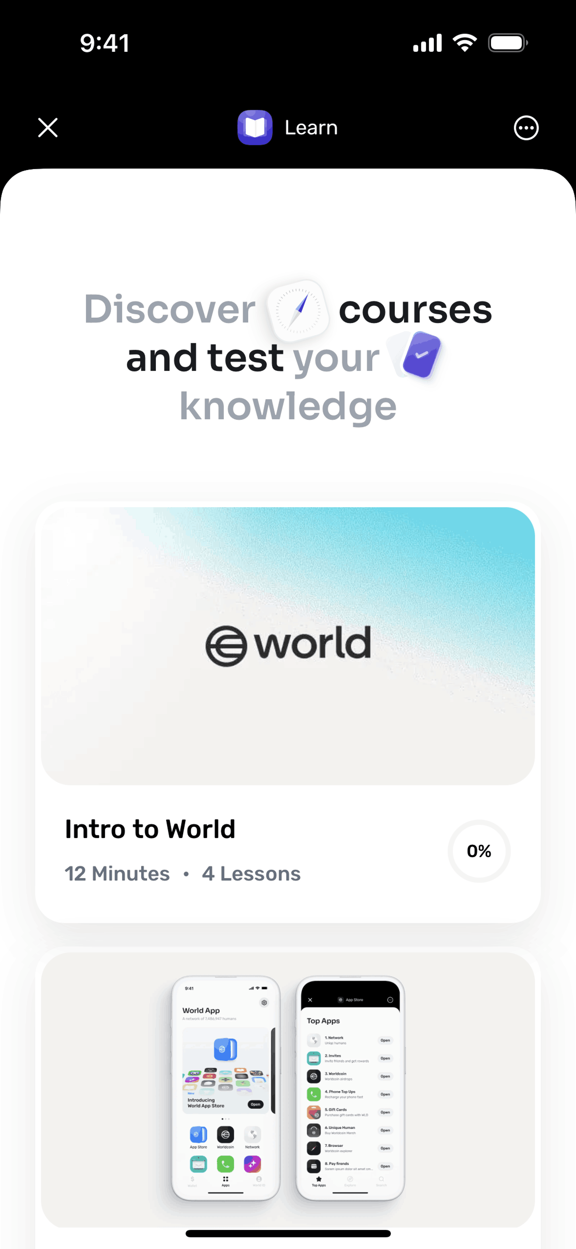World App iOS Crypto & Web3 interface screenshot 19