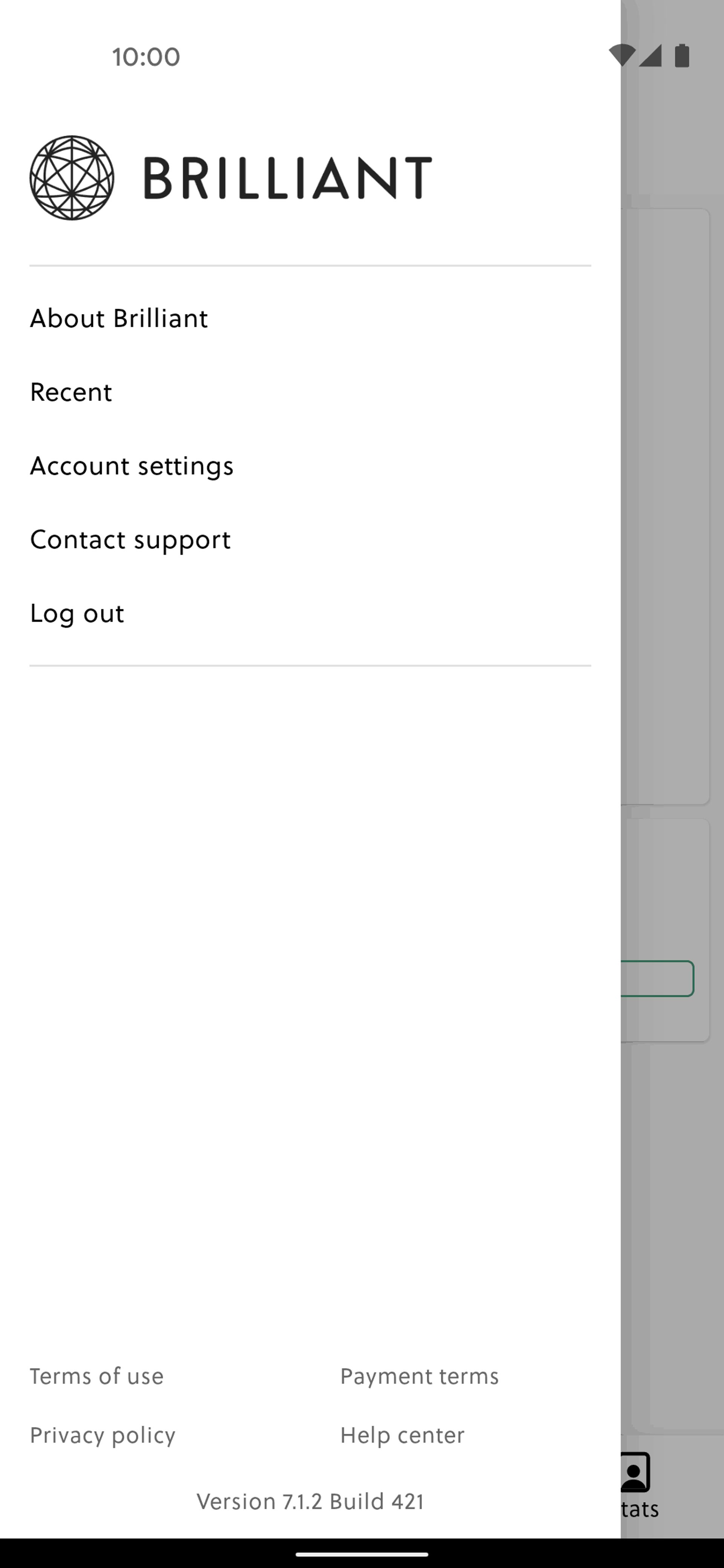 Brilliant Android Education interface screenshot 10