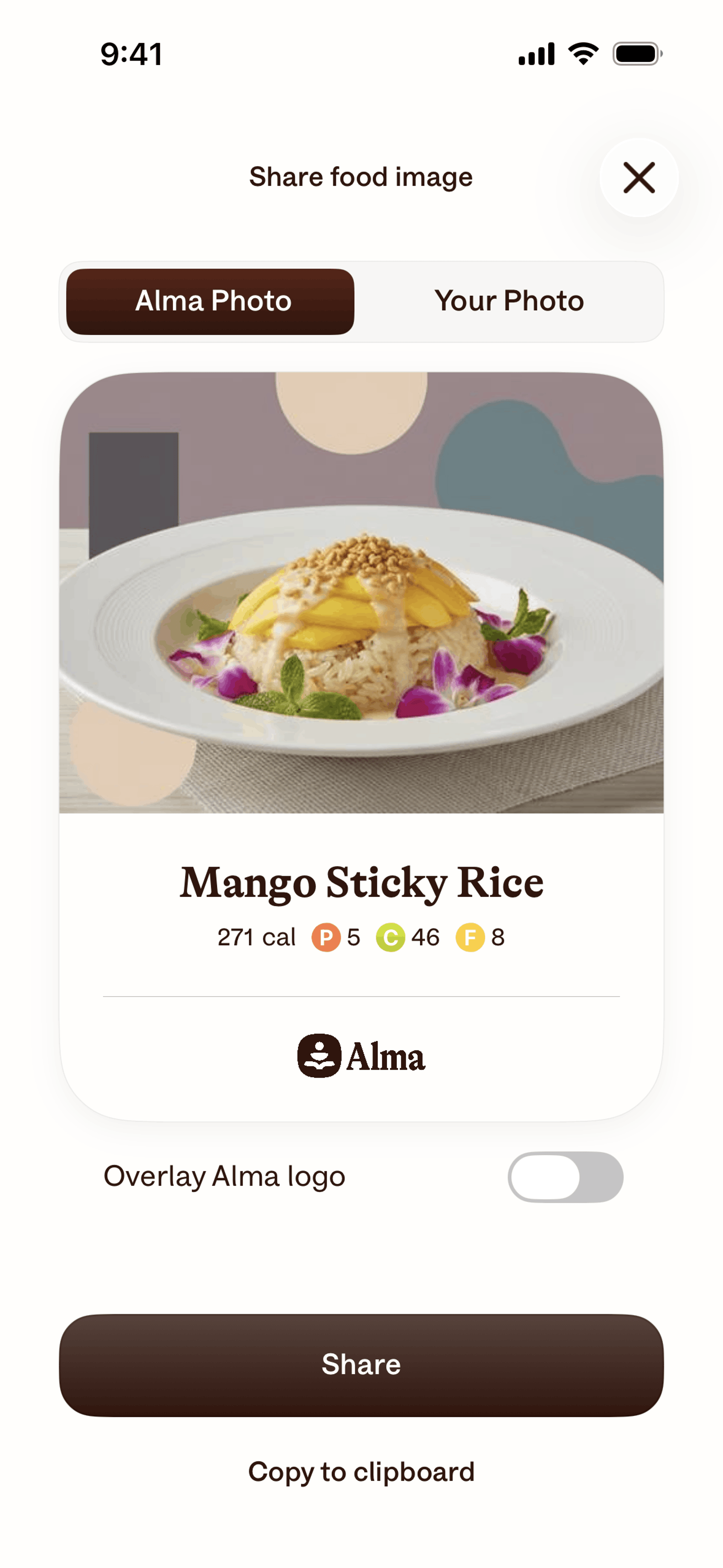 Alma iOS AI interface screenshot 24