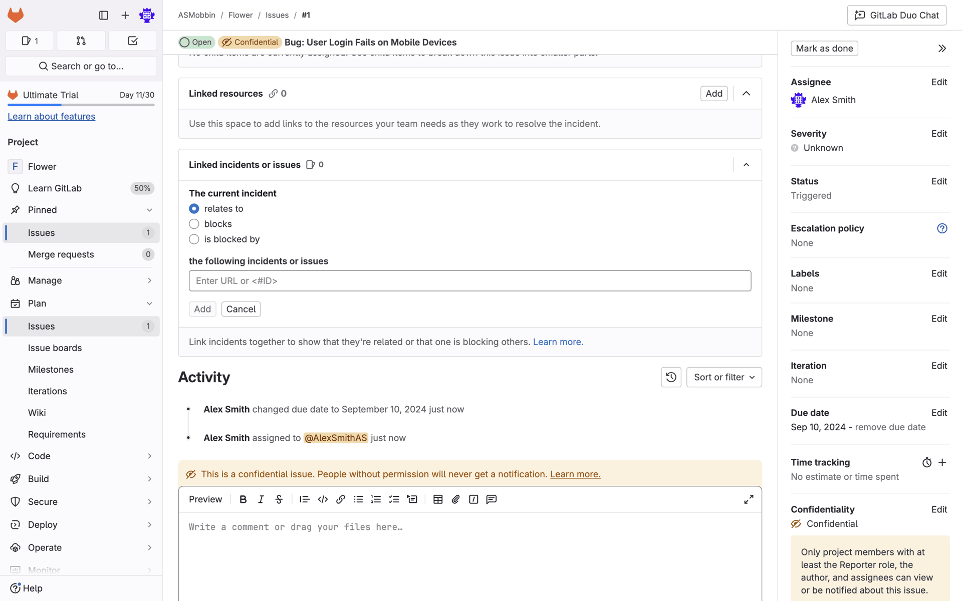 GitLab Web Developer Tools interface screenshot 9