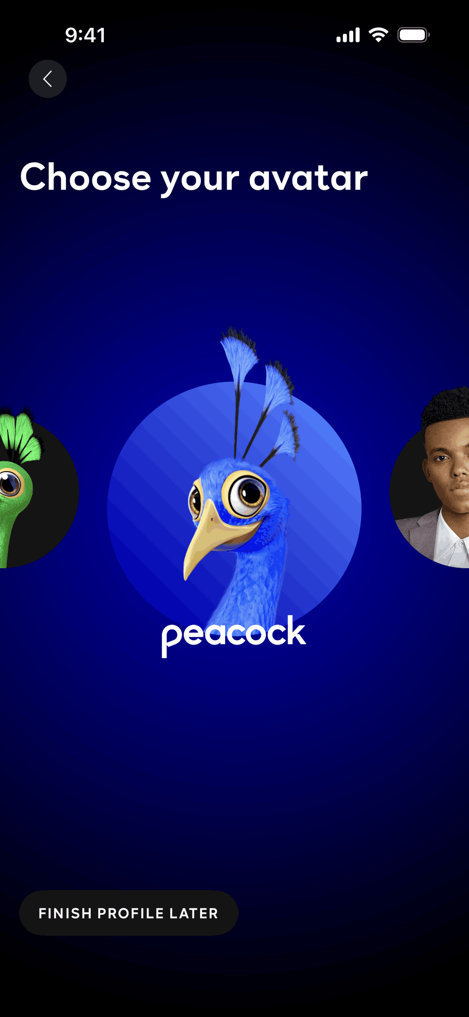 Peacock iOS Entertainment interface screenshot 21
