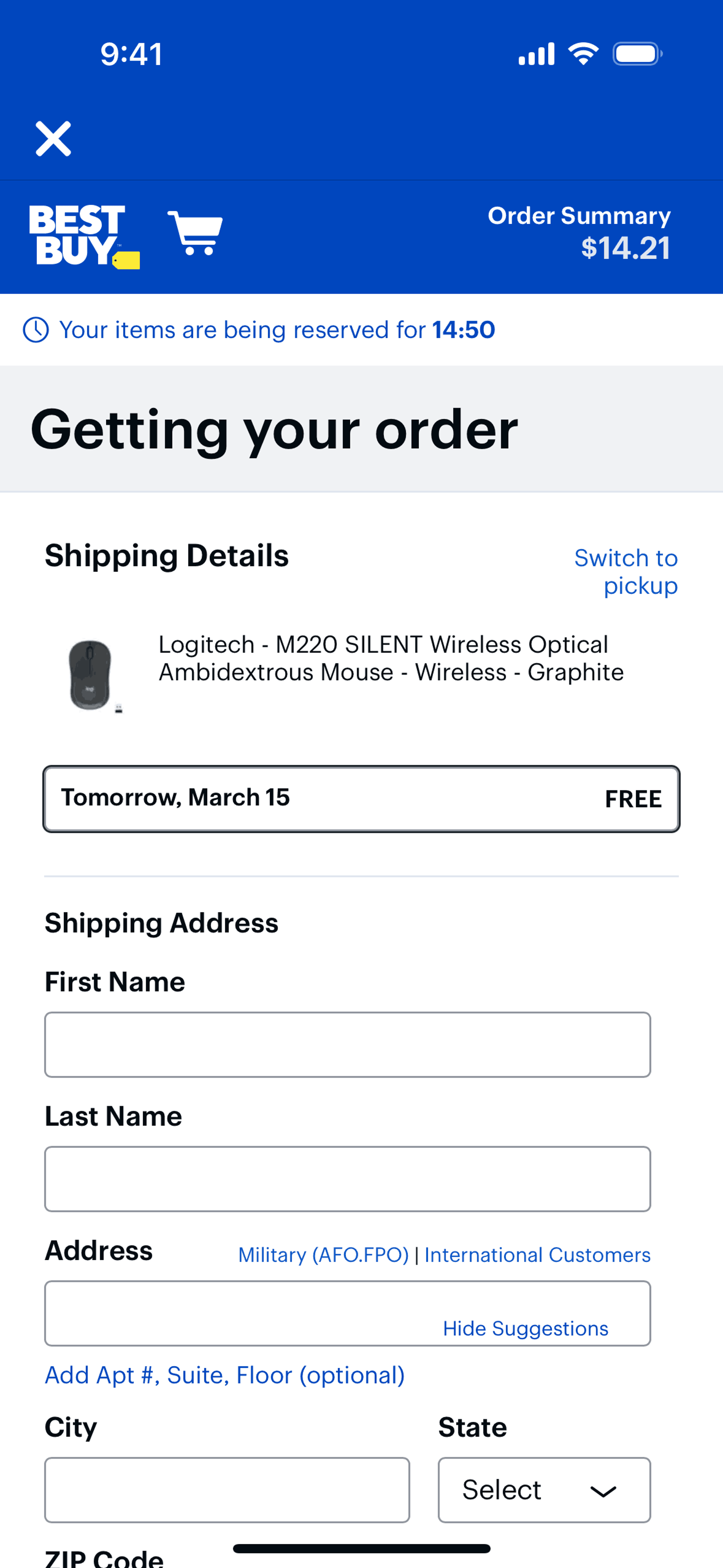 Best Buy iOS Shopping interface screenshot 21