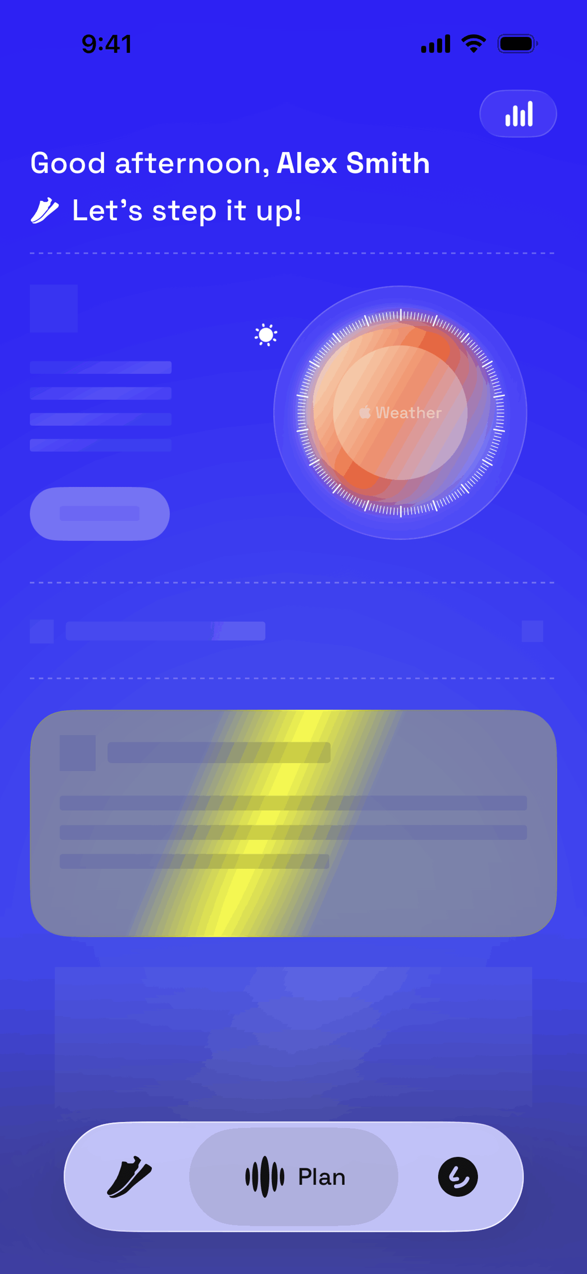 GO Club iOS Health & Fitness interface screenshot 21