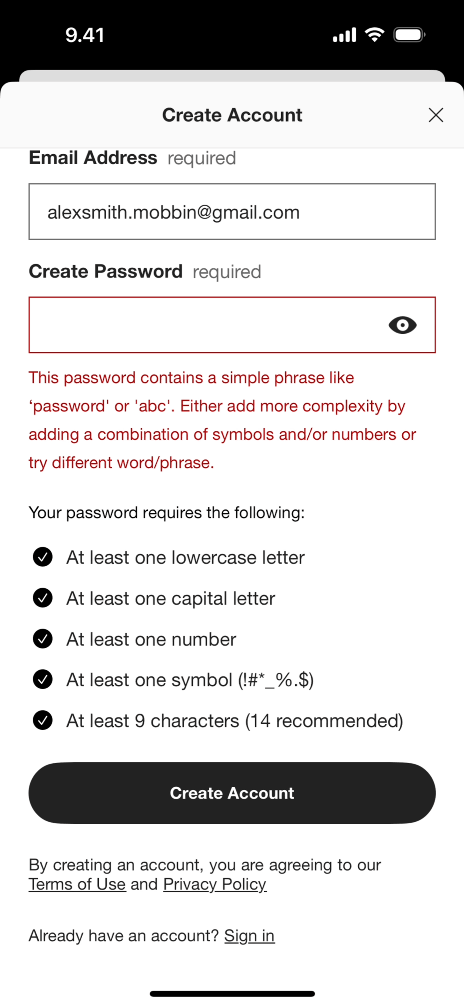 Crate & Barrel iOS Shopping interface screenshot 8