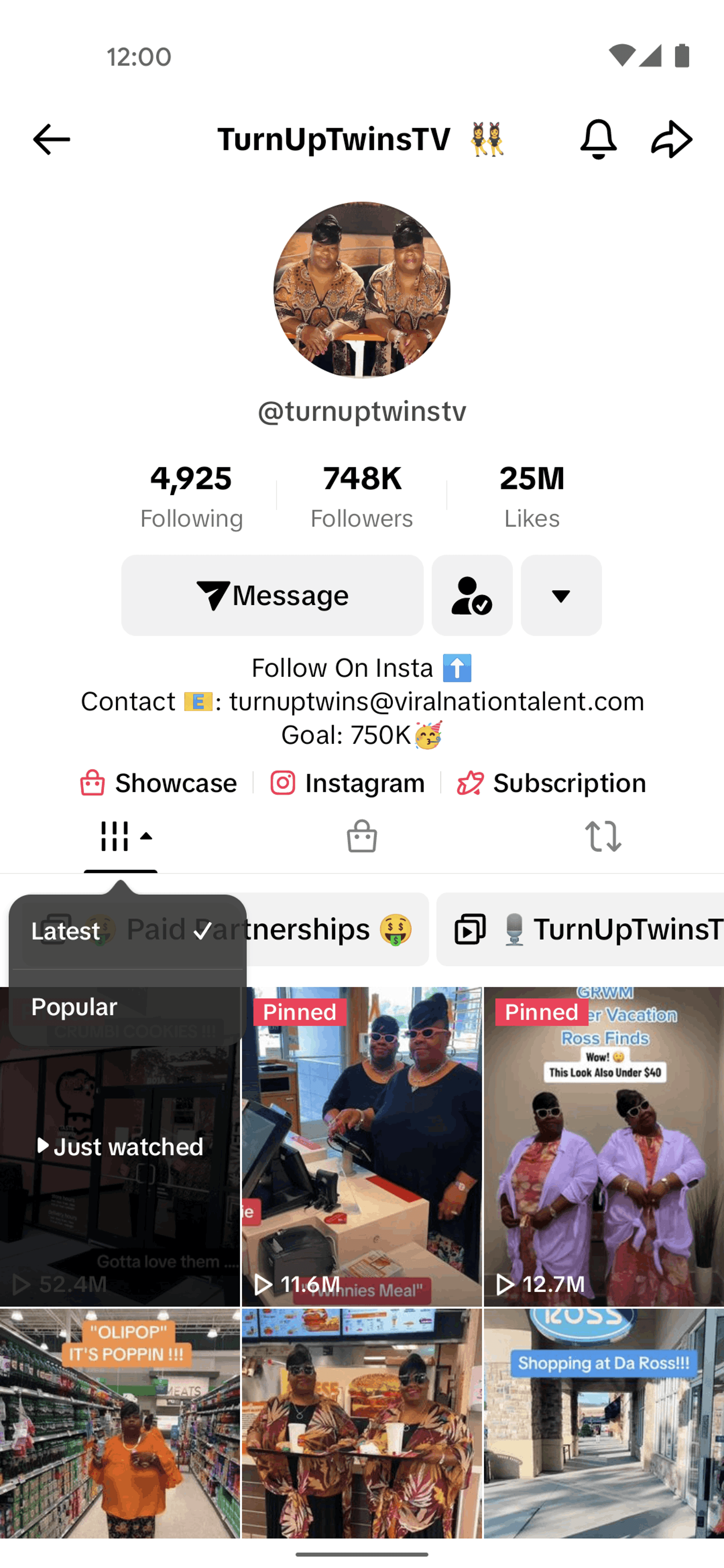 TikTok Android Entertainment interface screenshot 9