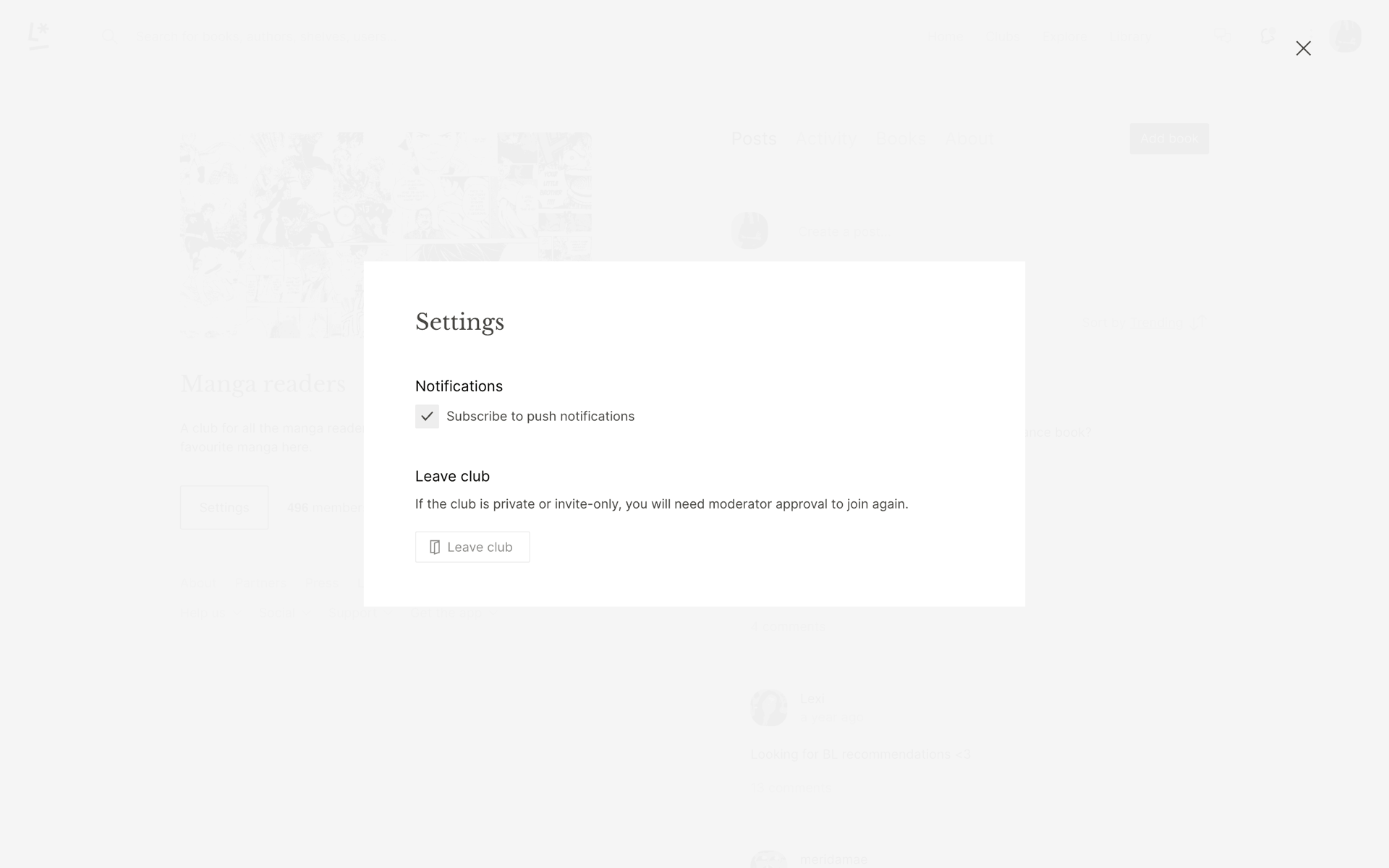 Literal Web Lifestyle interface screenshot 13