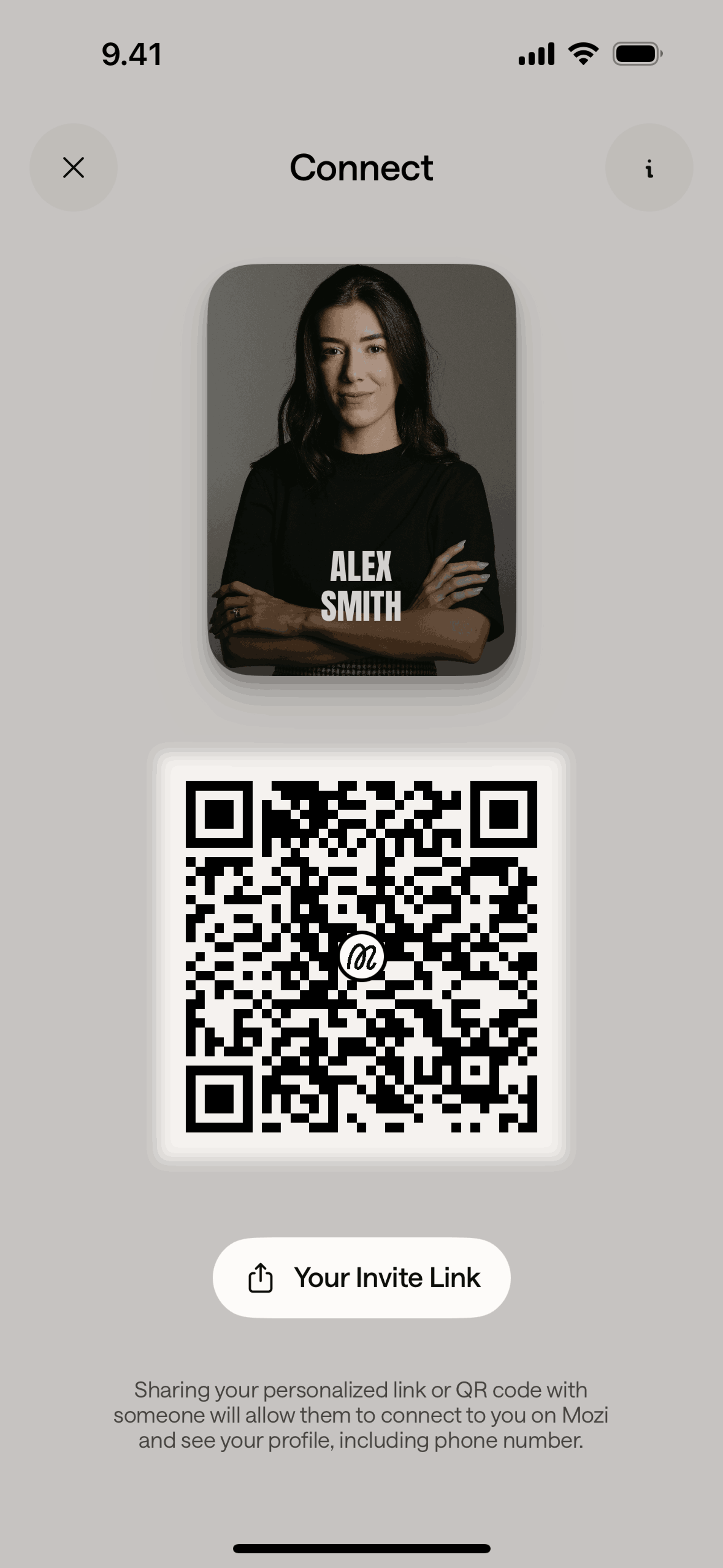 Mozi iOS Social Networking interface screenshot 14