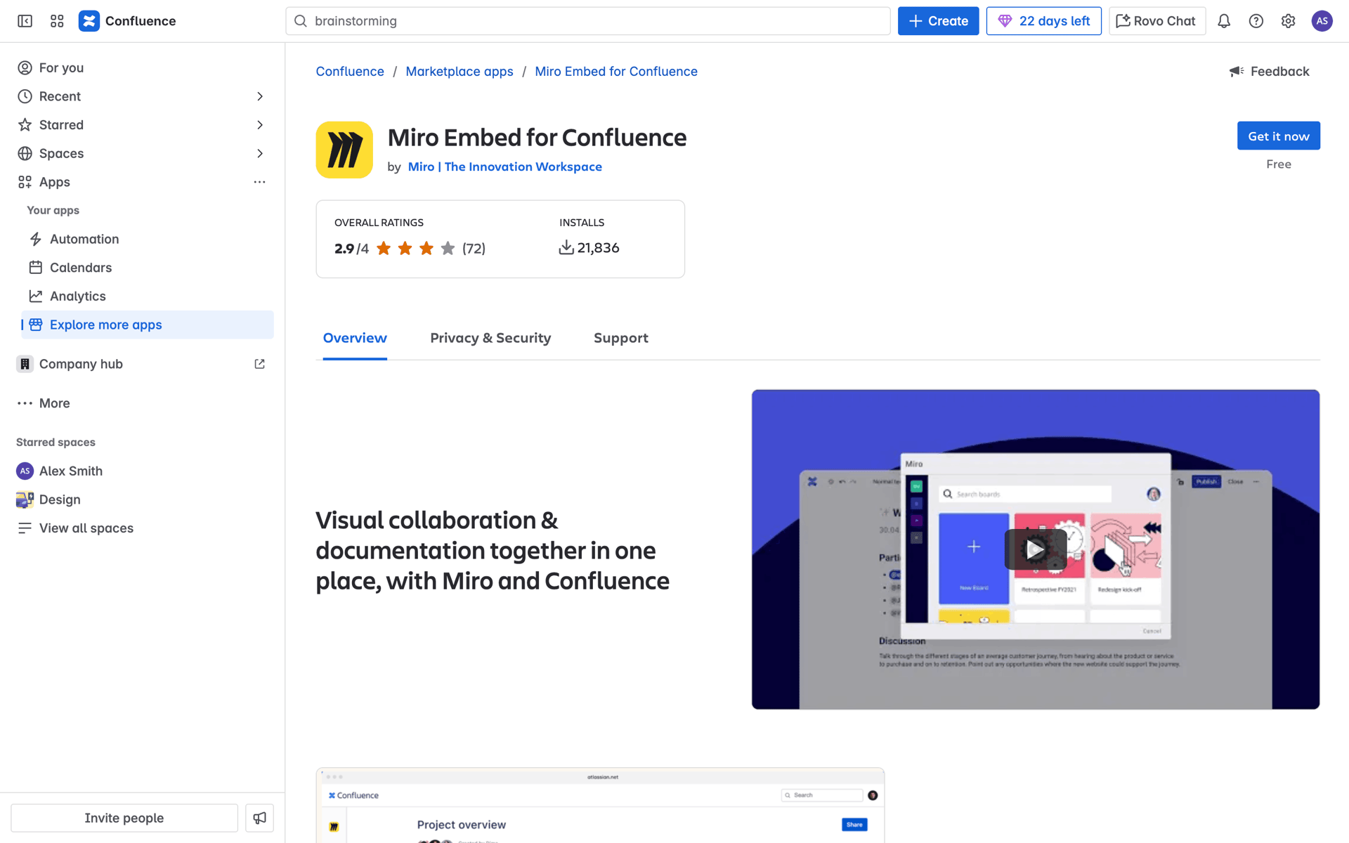 Confluence Web Collaboration interface screenshot 4