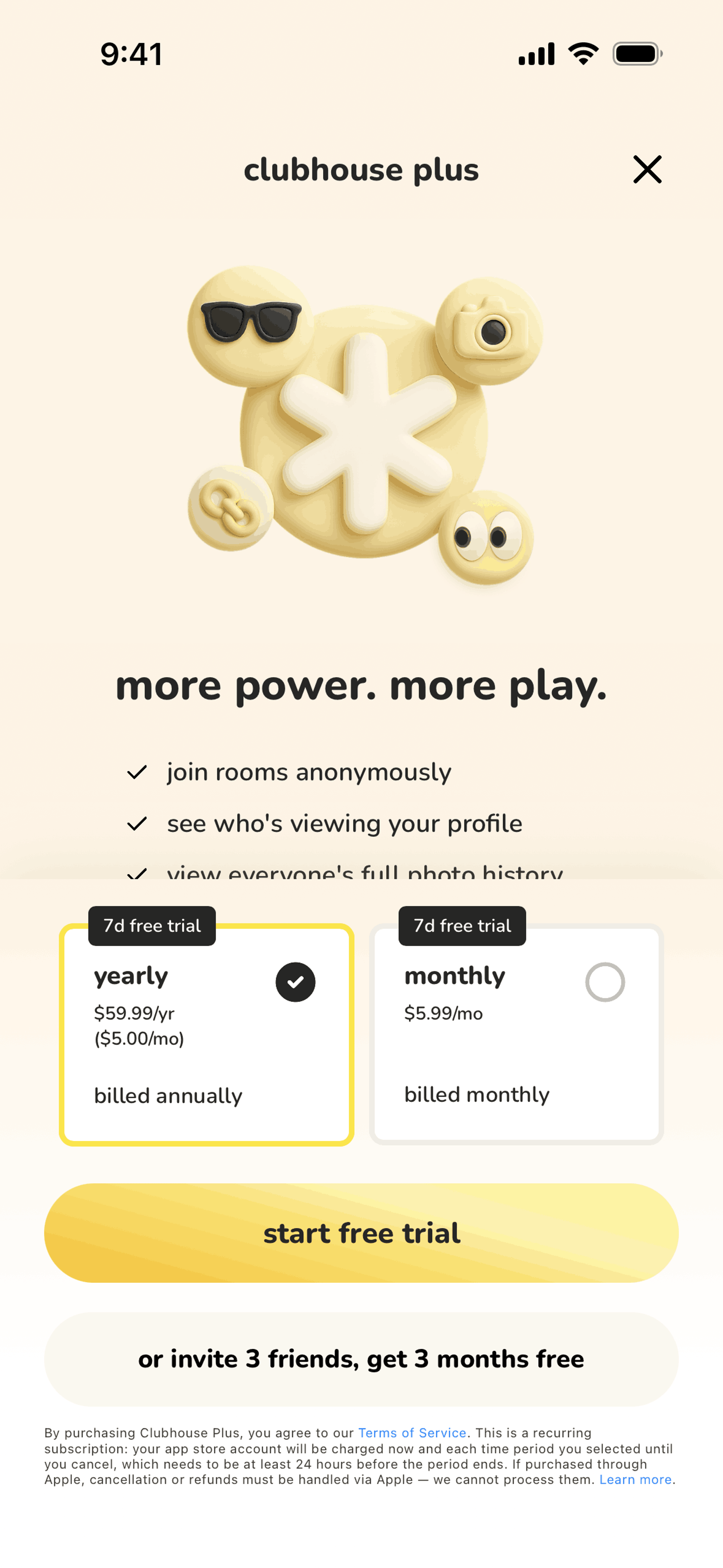 Clubhouse iOS Social Networking interface screenshot 17
