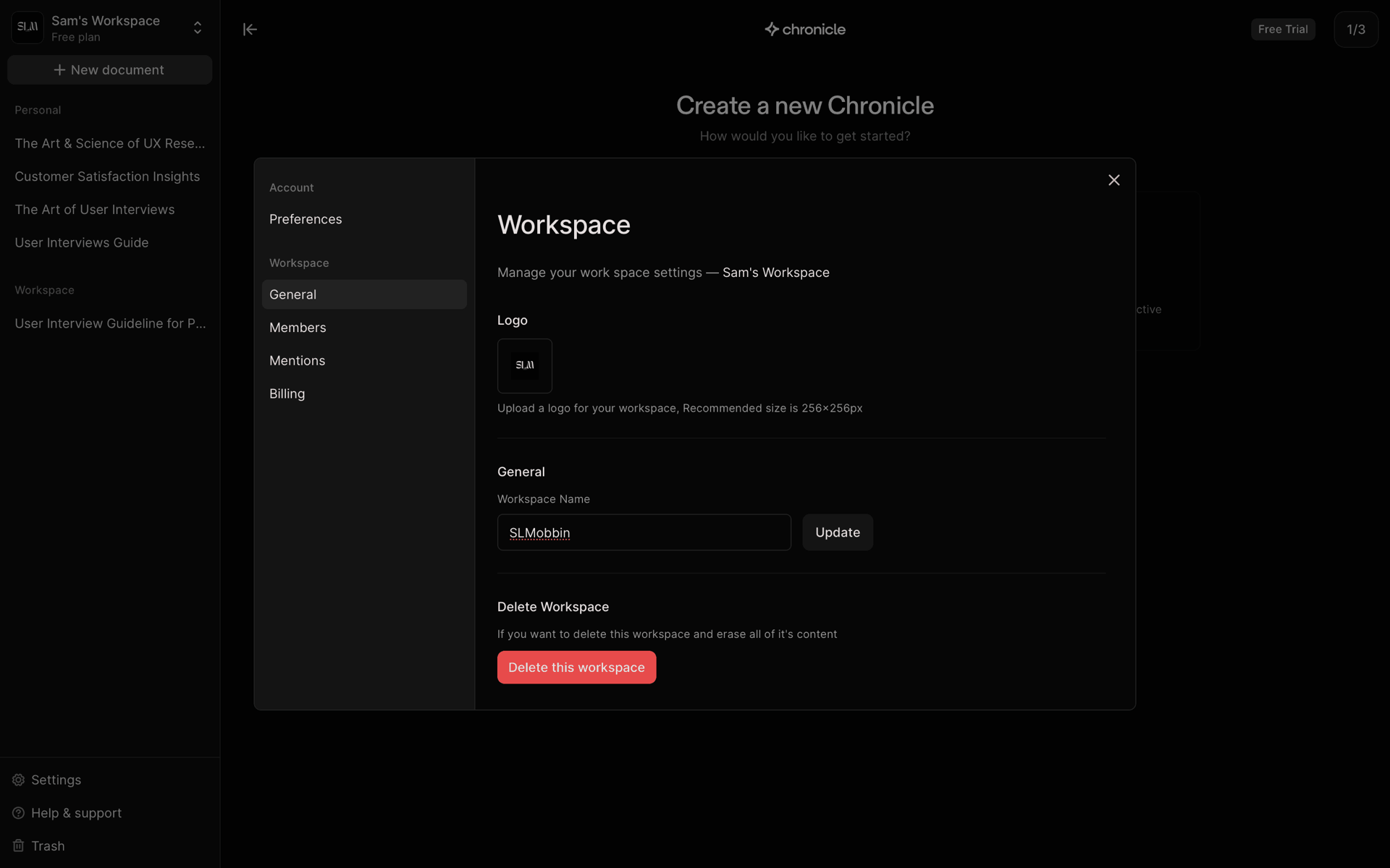 Chronicle Web AI interface screenshot 18