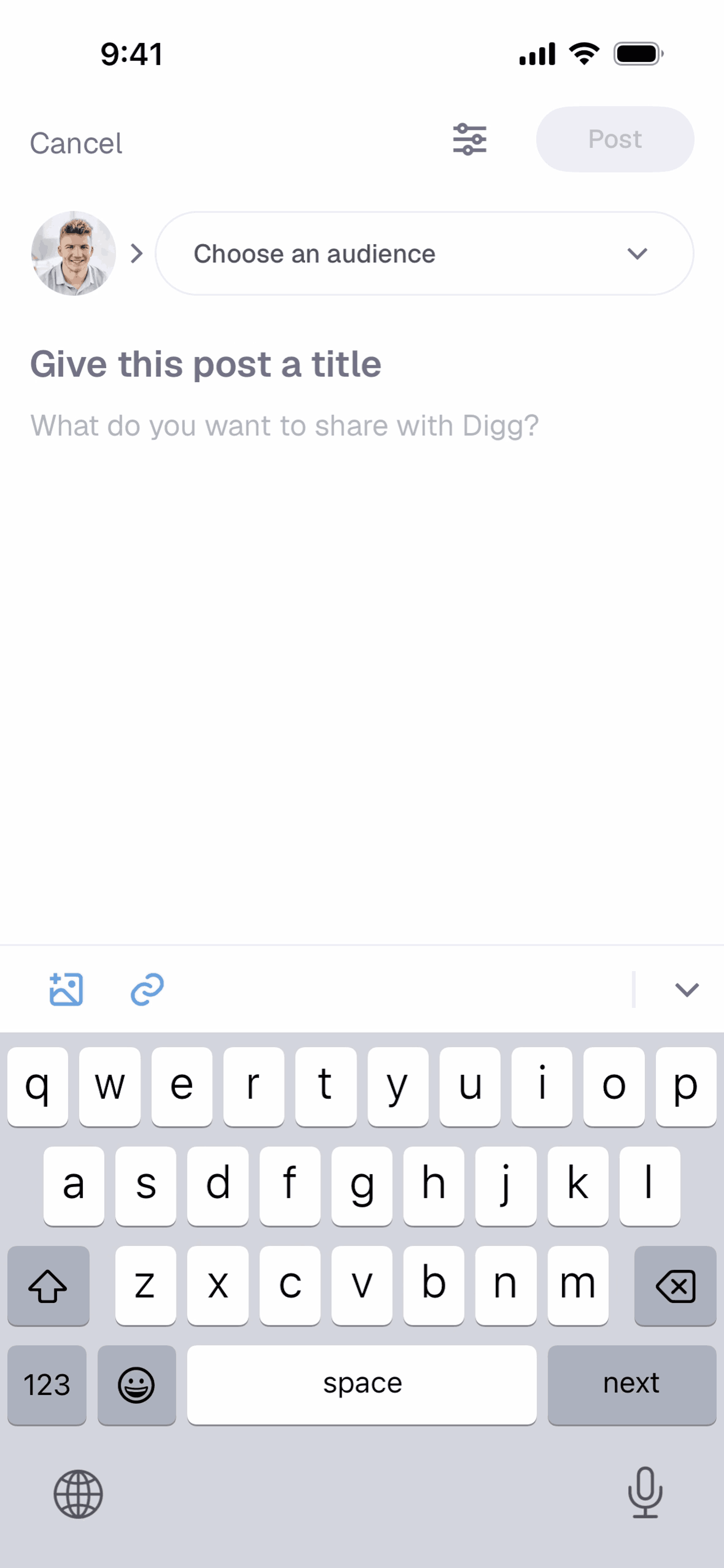 Digg iOS Social Networking interface screenshot 20