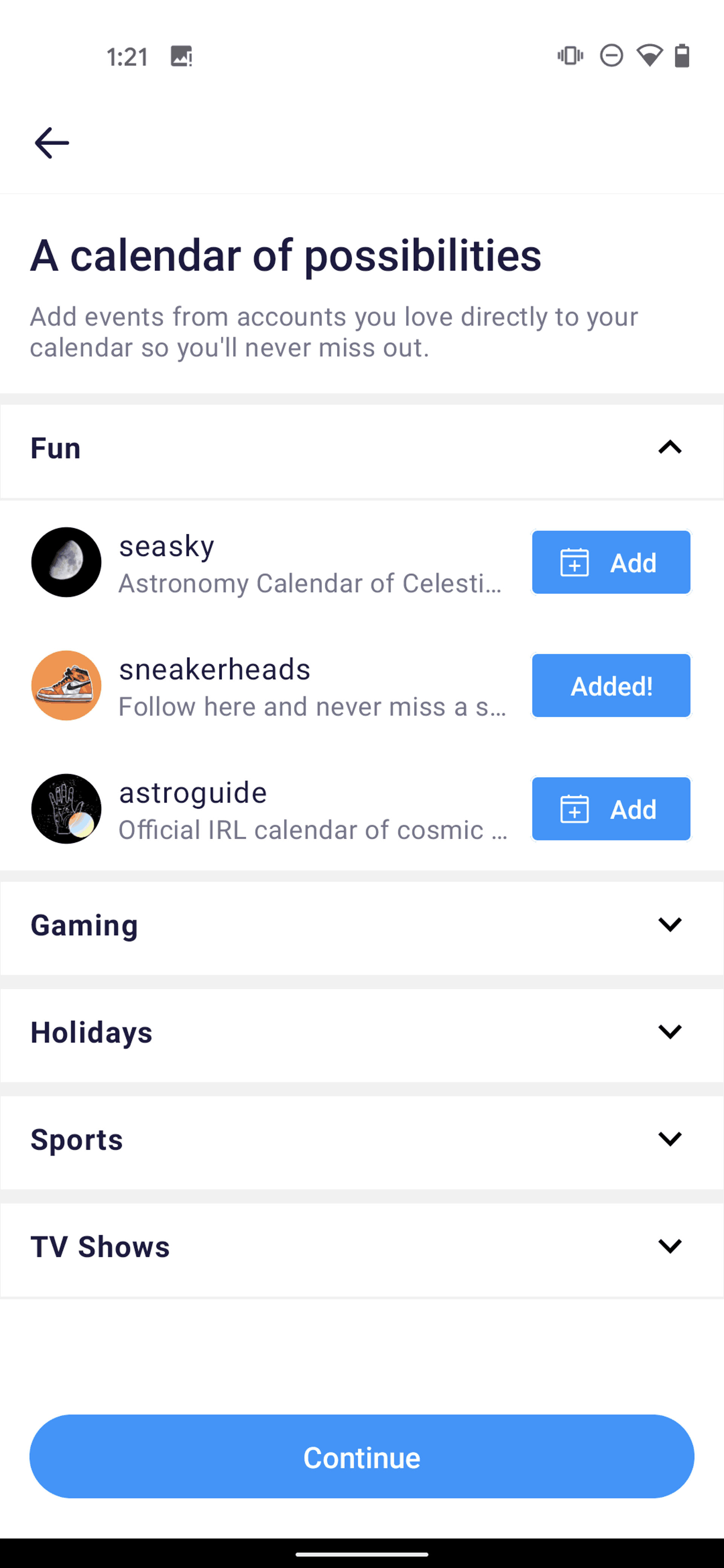 IRL Android Social Networking interface screenshot 18