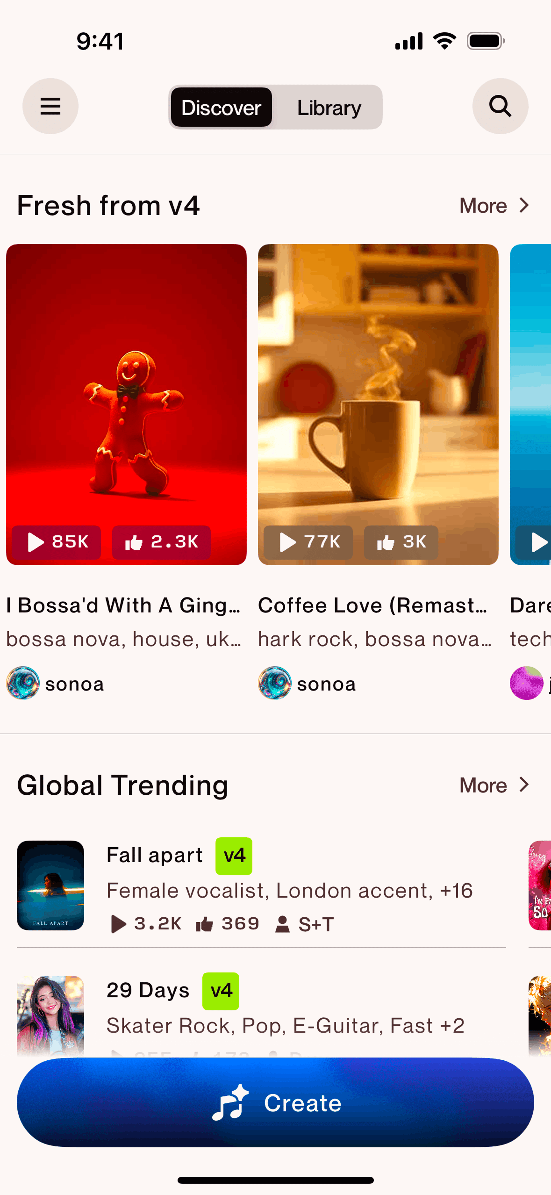 Suno iOS AI interface screenshot 15