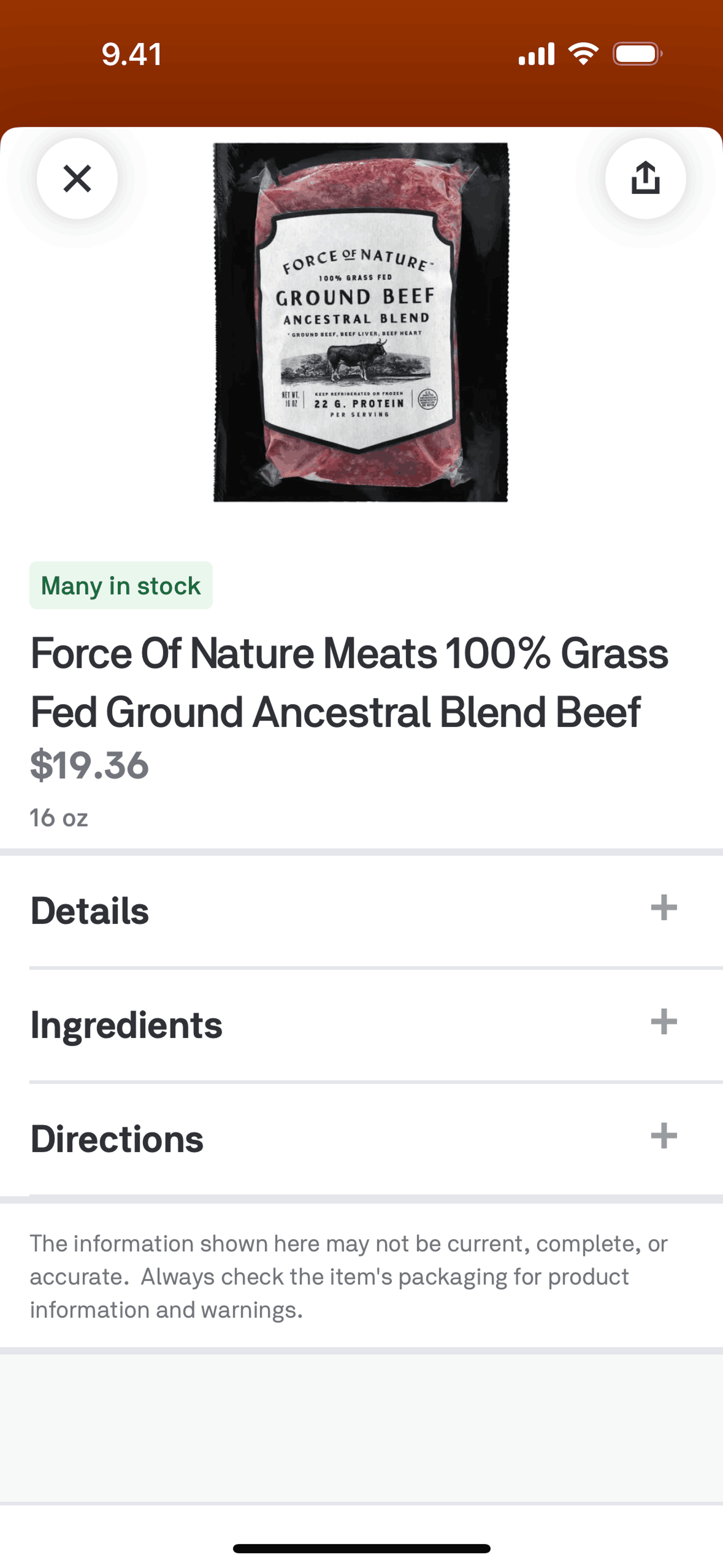 Postmates iOS Food & Drink interface screenshot 6
