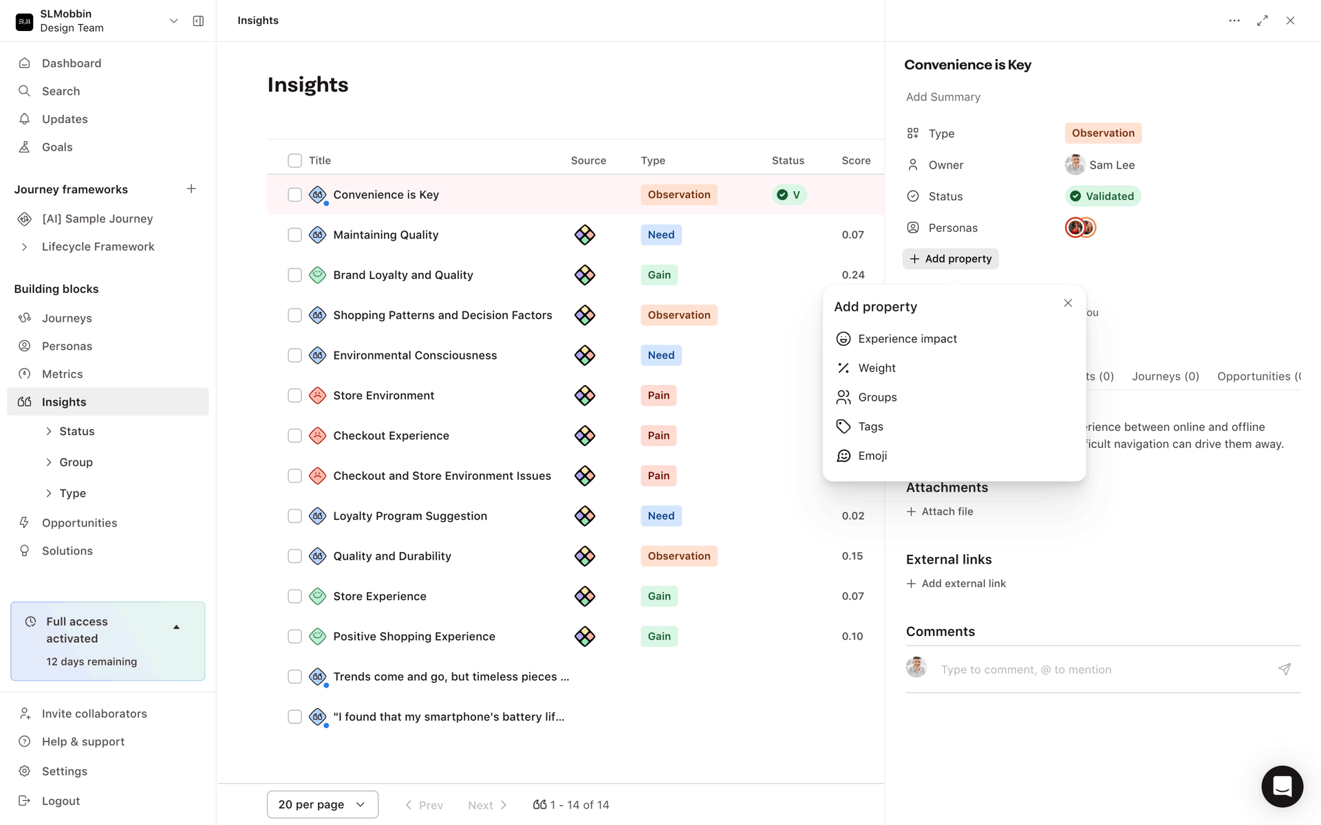 TheyDo Web Business interface screenshot 19