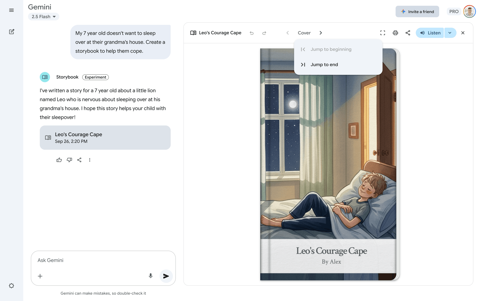 Google Gemini Web AI interface screenshot 23