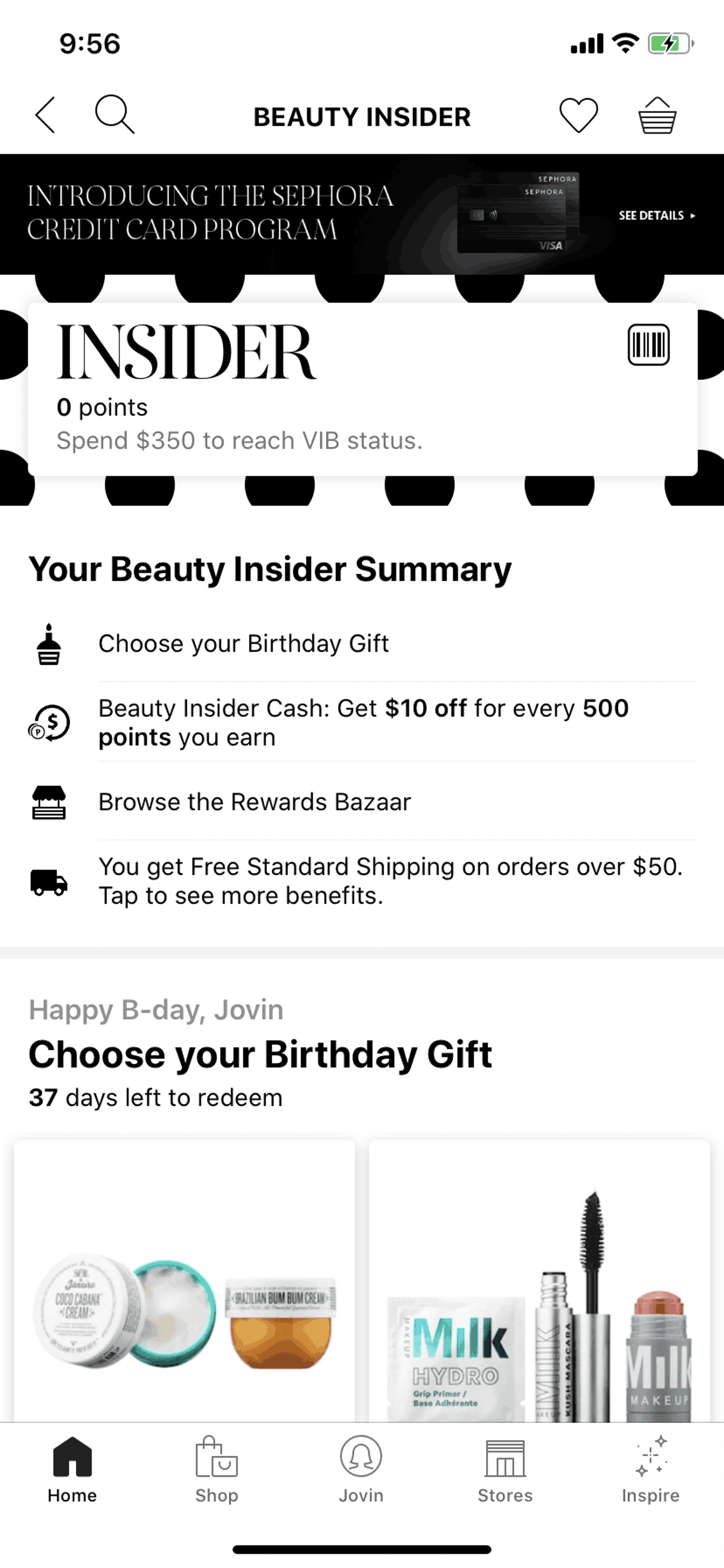 Sephora iOS Shopping interface screenshot 16