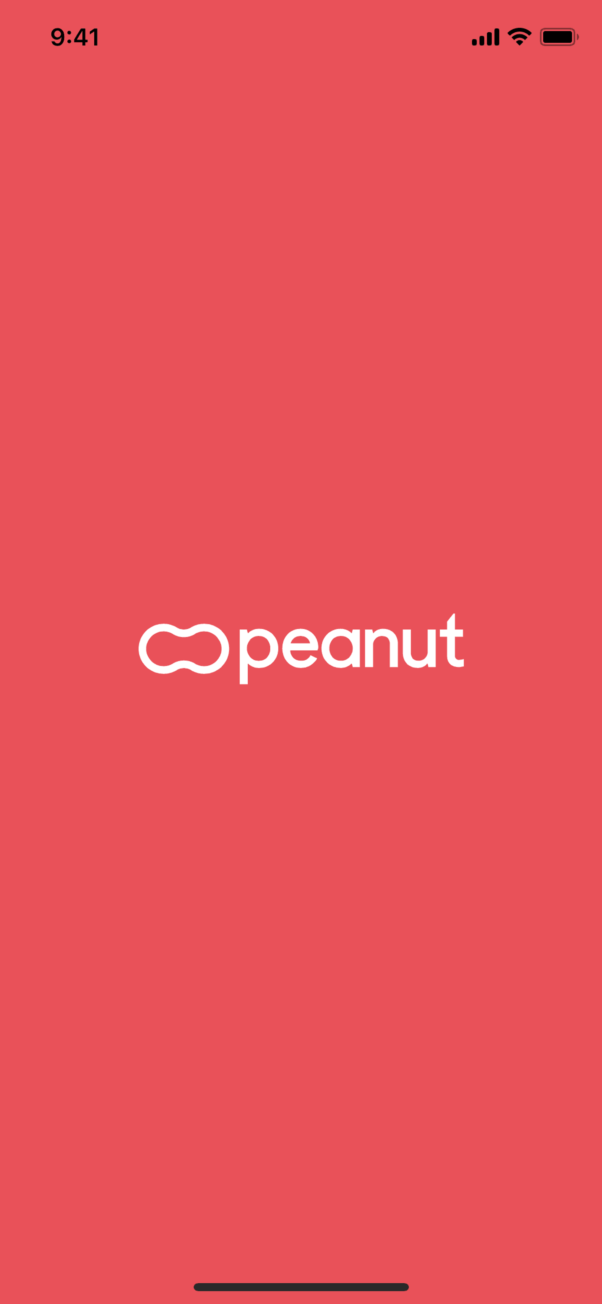 Peanut iOS Social Networking interface screenshot 1