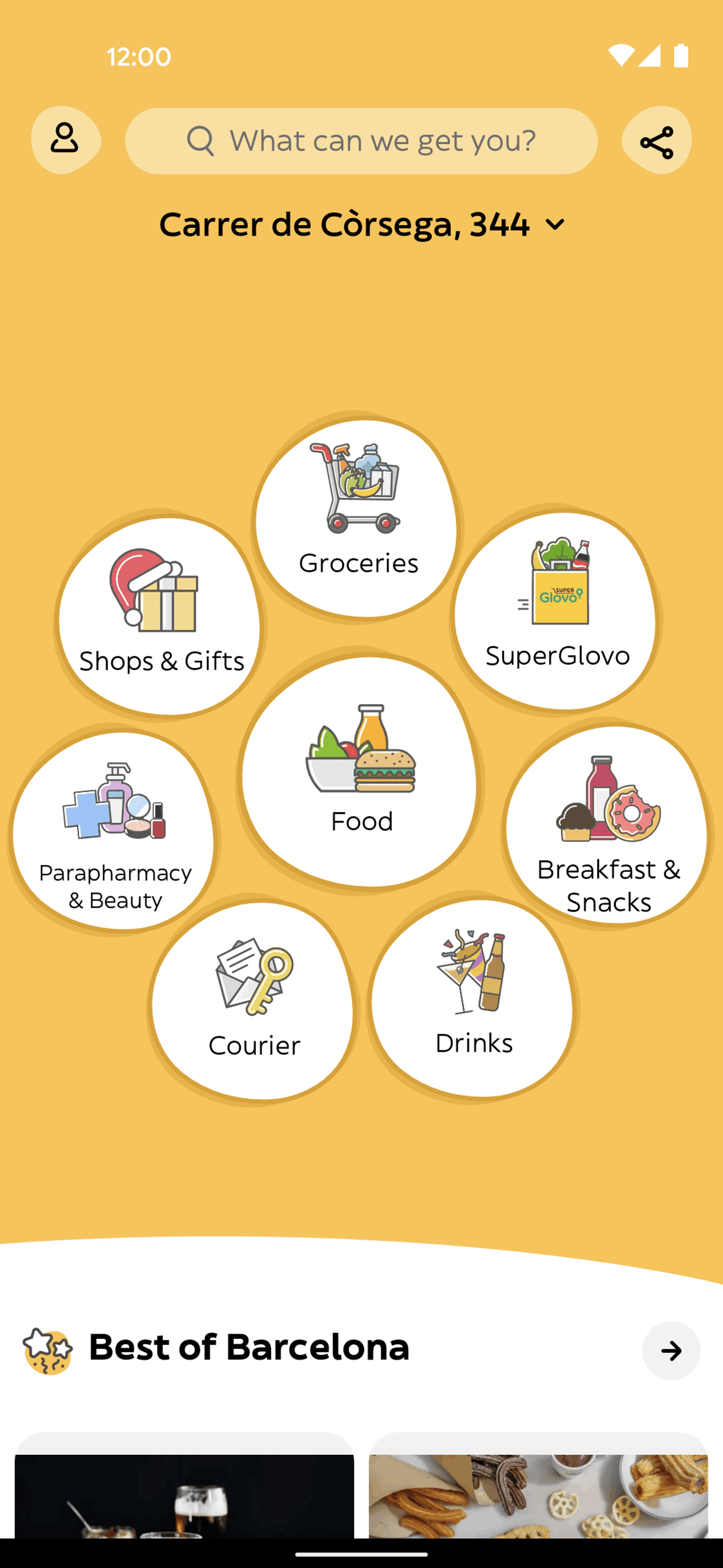 Glovo Android Lifestyle interface screenshot 21