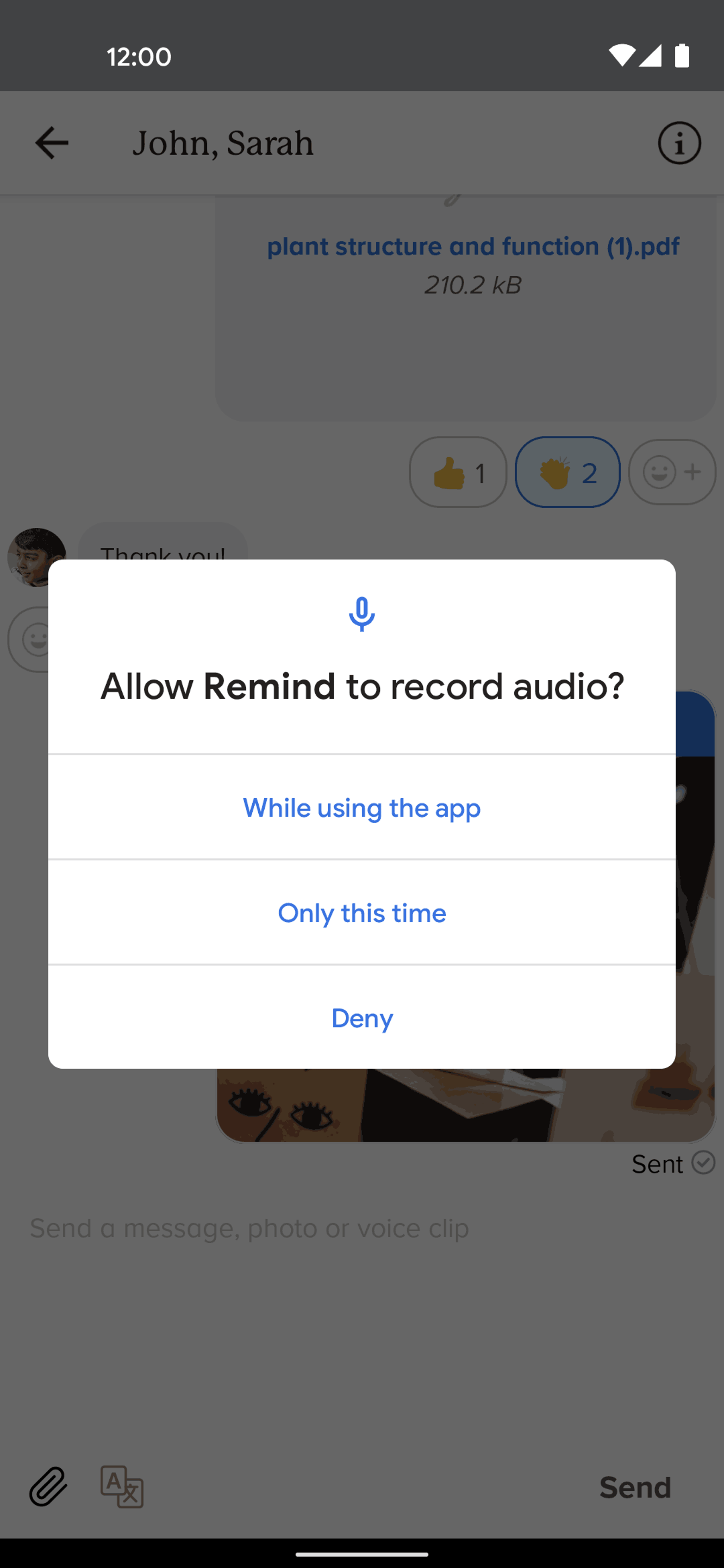 Remind Android Education interface screenshot 24