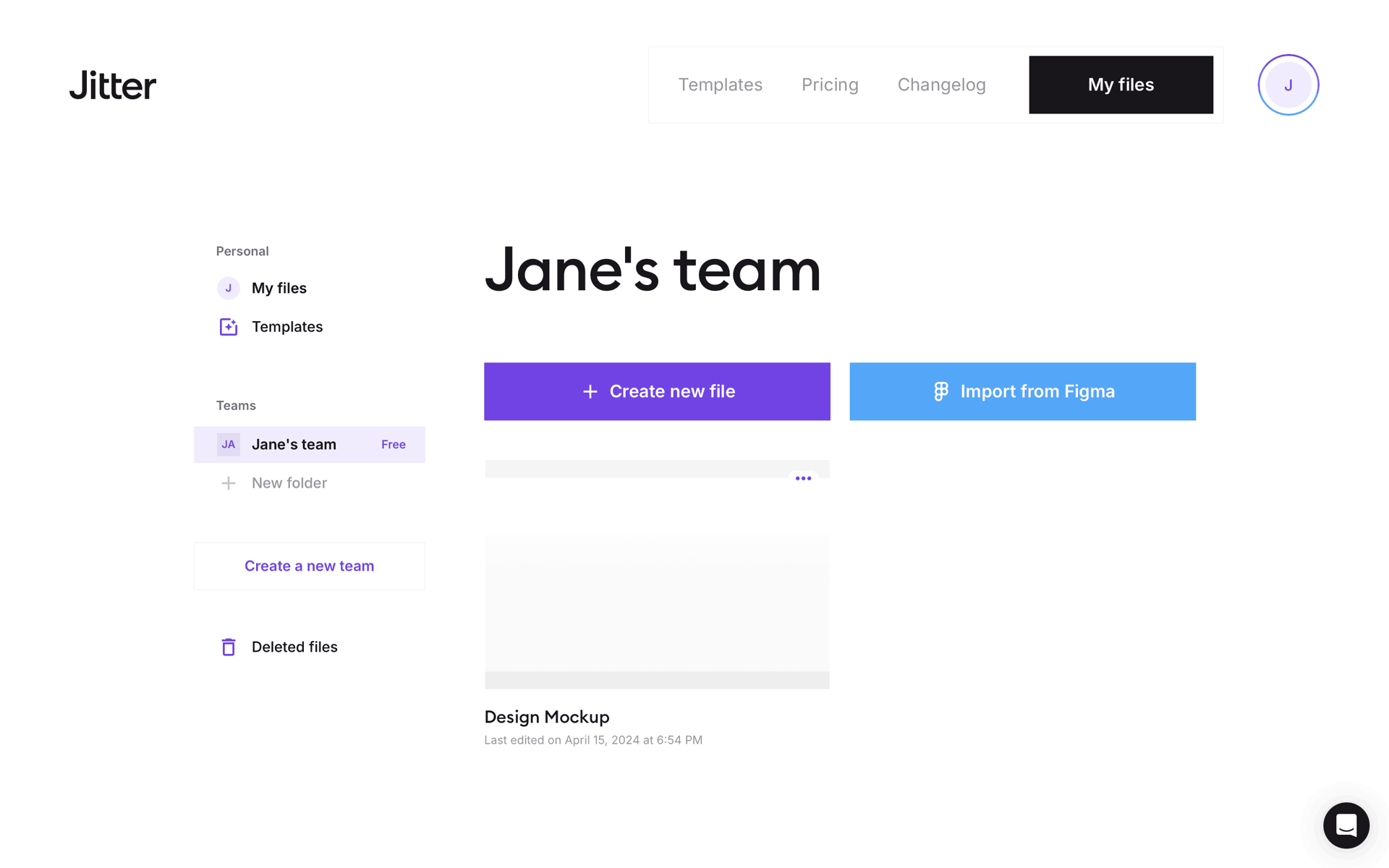 Jitter Web Graphics & Design interface screenshot 15