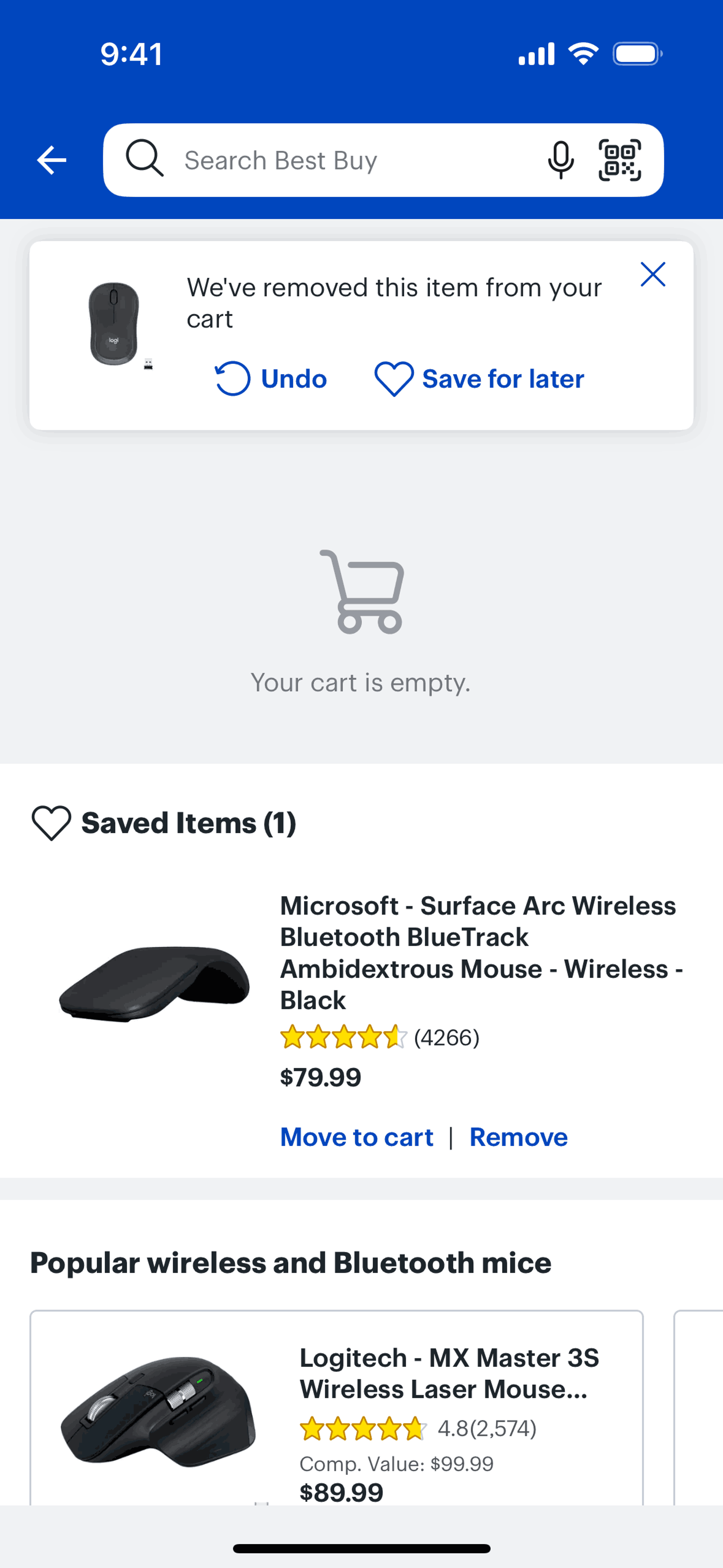 Best Buy iOS Shopping interface screenshot 17