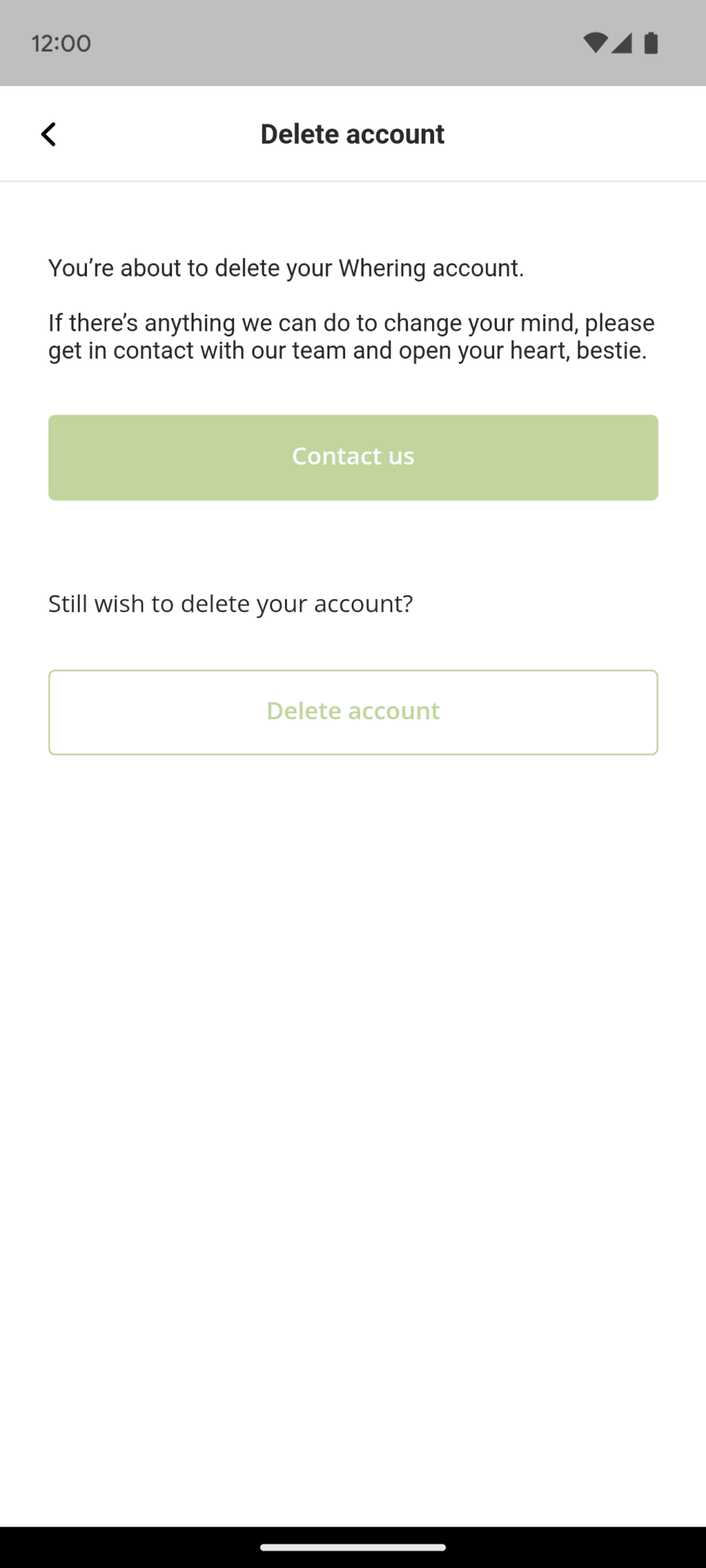 Whering Android Lifestyle interface screenshot 24
