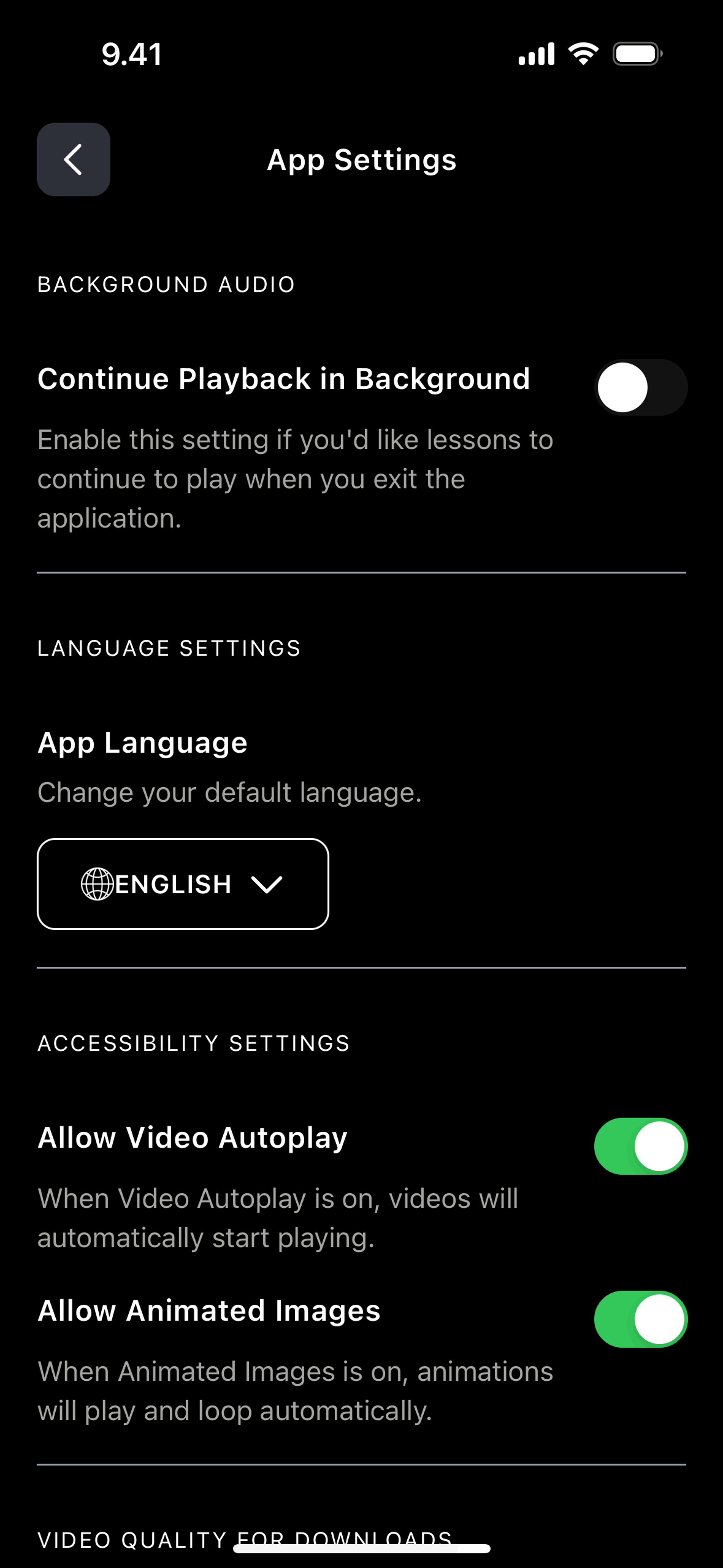 MasterClass iOS Education interface screenshot 23