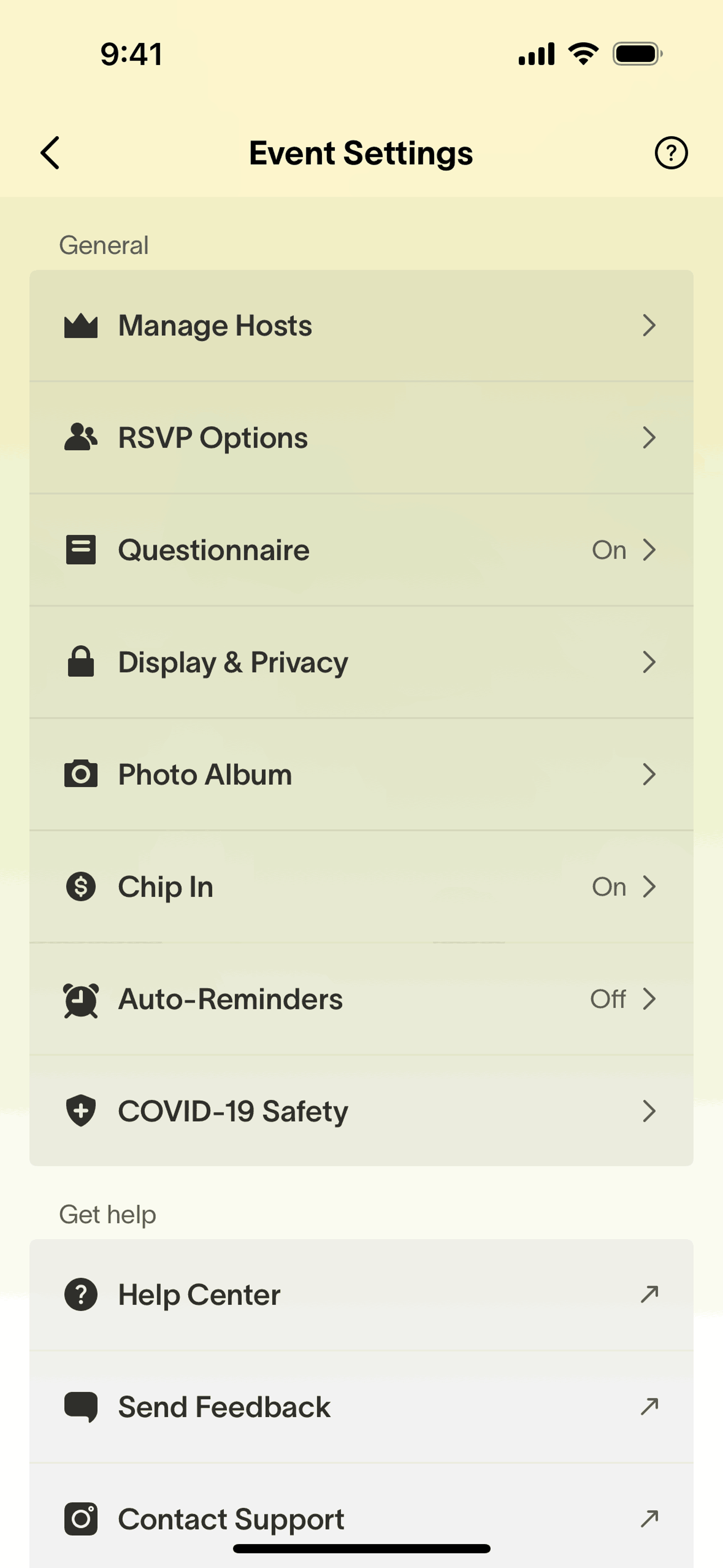 Partiful iOS Lifestyle interface screenshot 24