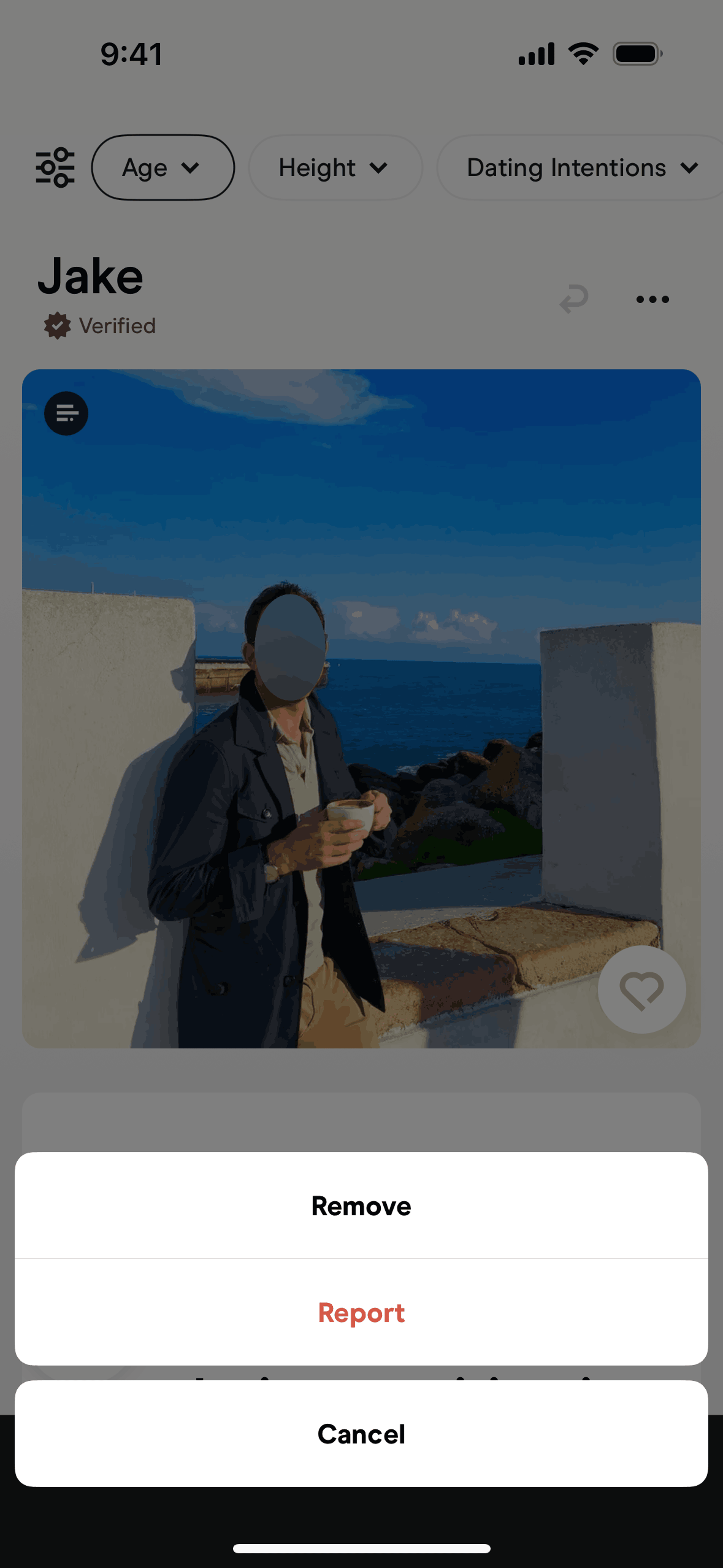 Hinge iOS Lifestyle interface screenshot 6