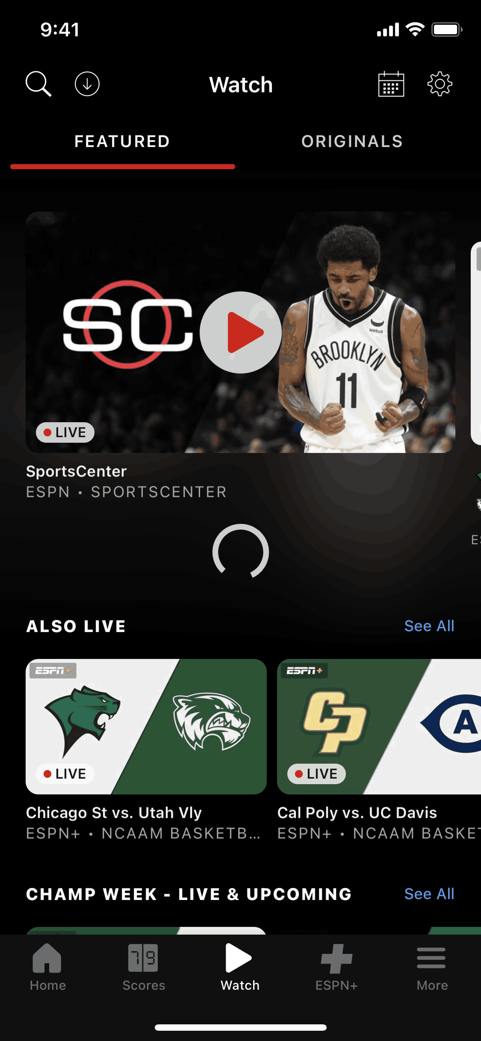 ESPN iOS Sports interface screenshot 15
