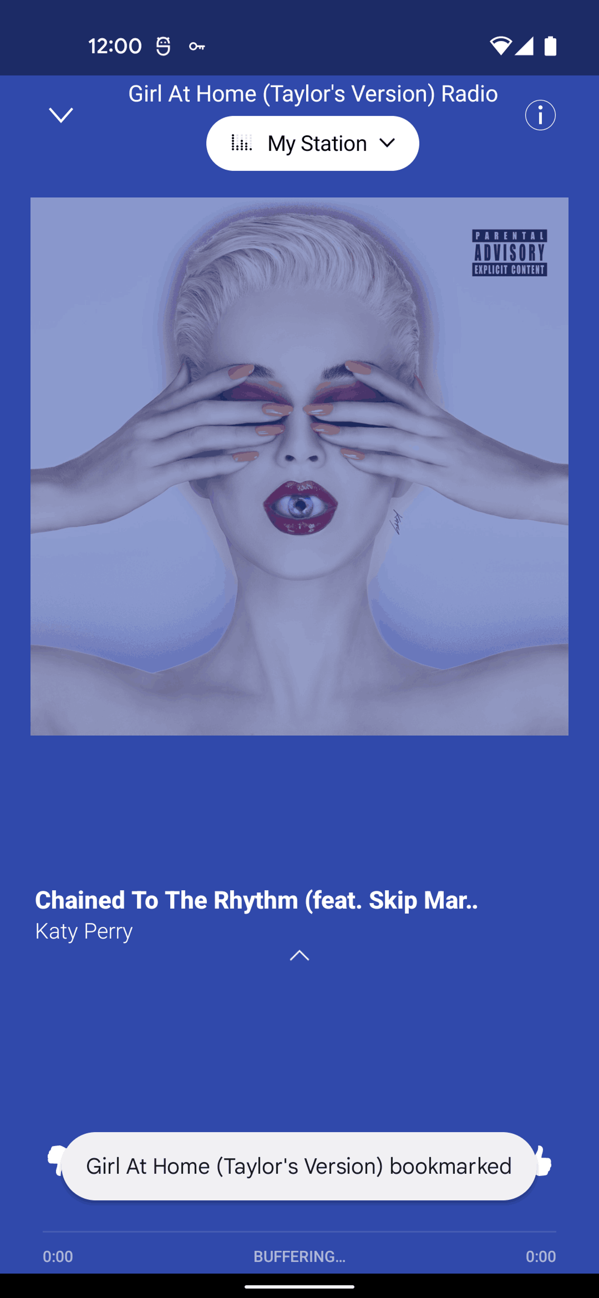 Pandora Android Music & Audio interface screenshot 15