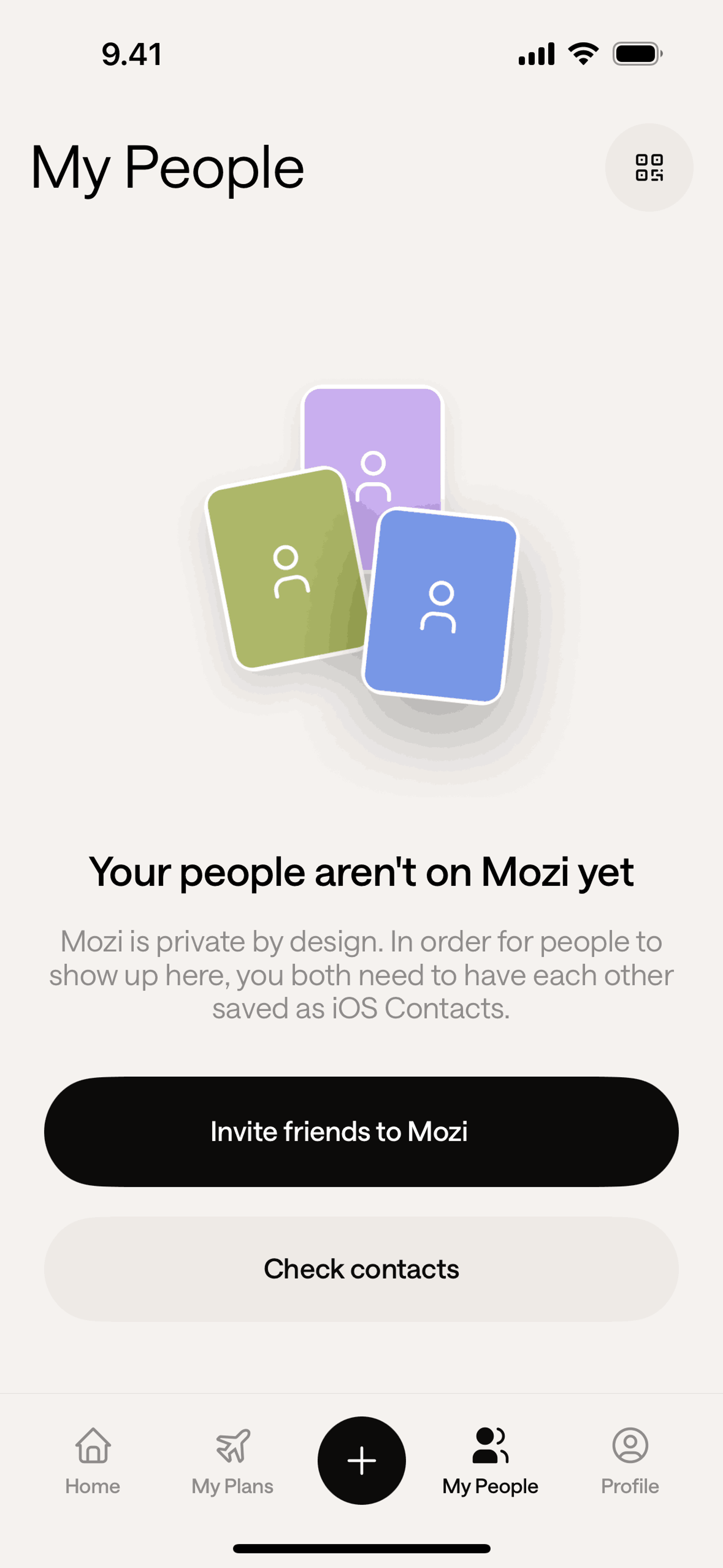 Mozi iOS Social Networking interface screenshot 12