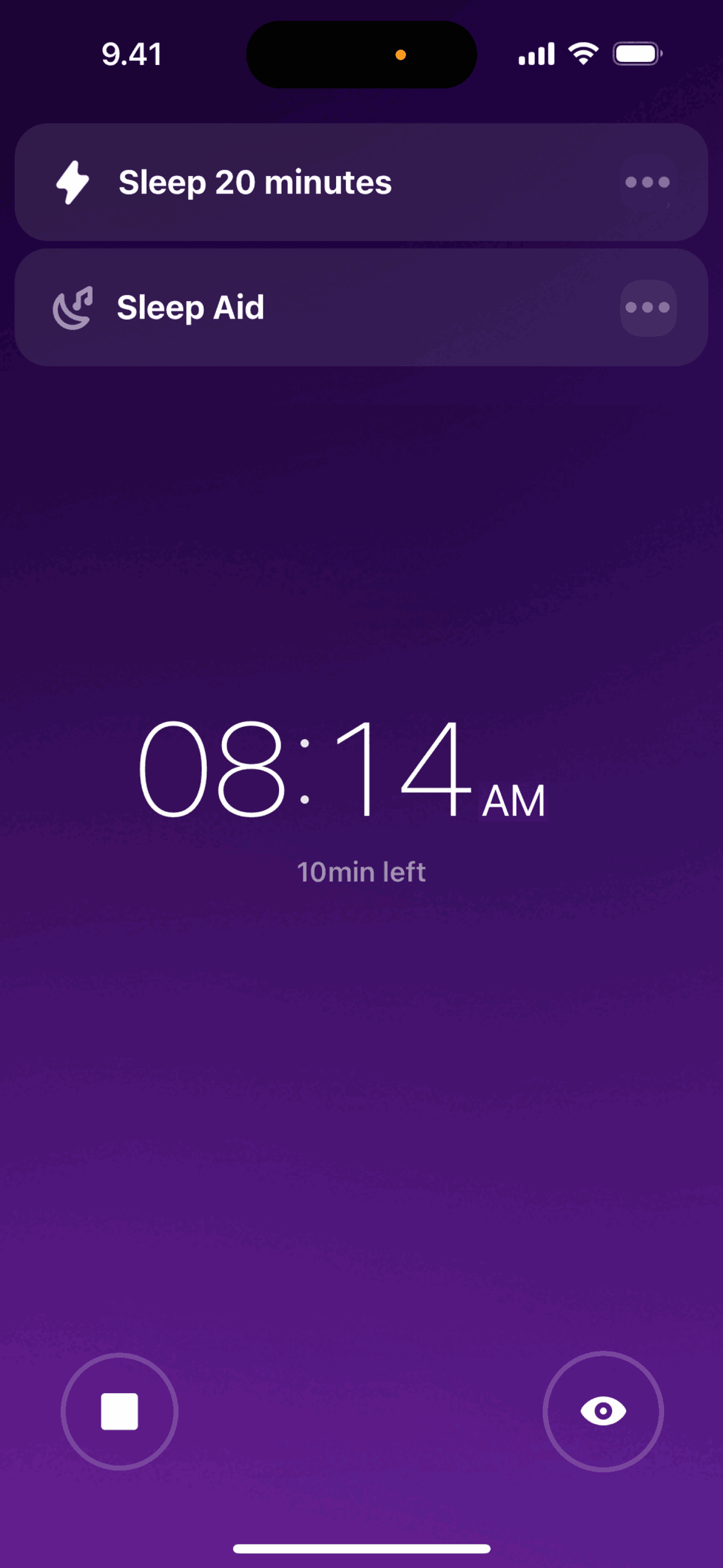 Pillow iOS Health & Fitness interface screenshot 11