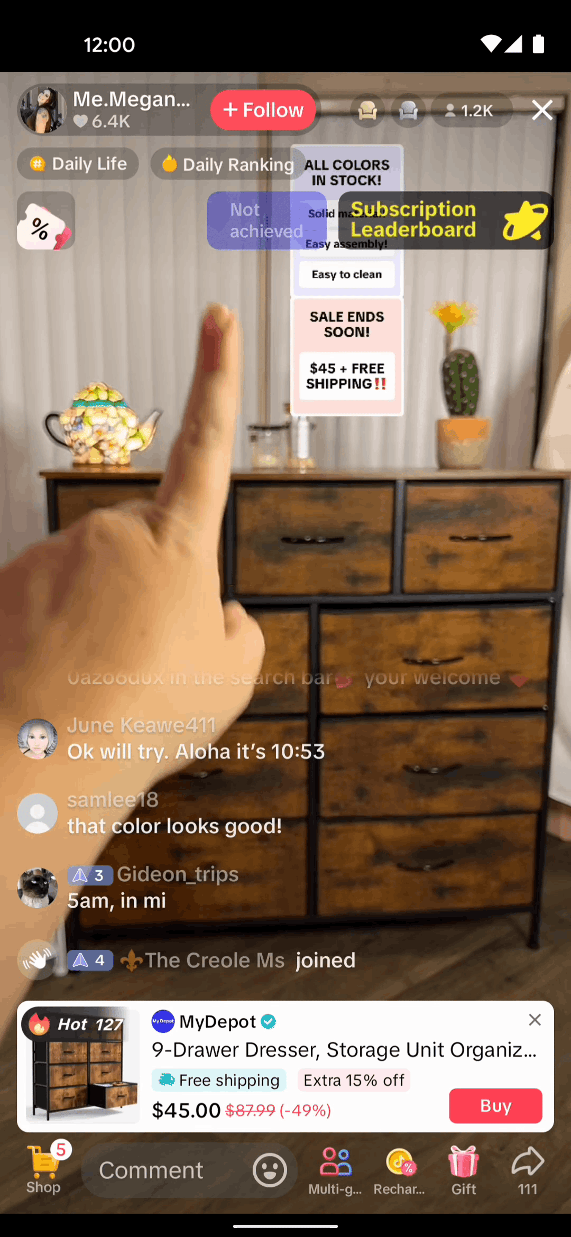 TikTok Android Entertainment interface screenshot 2