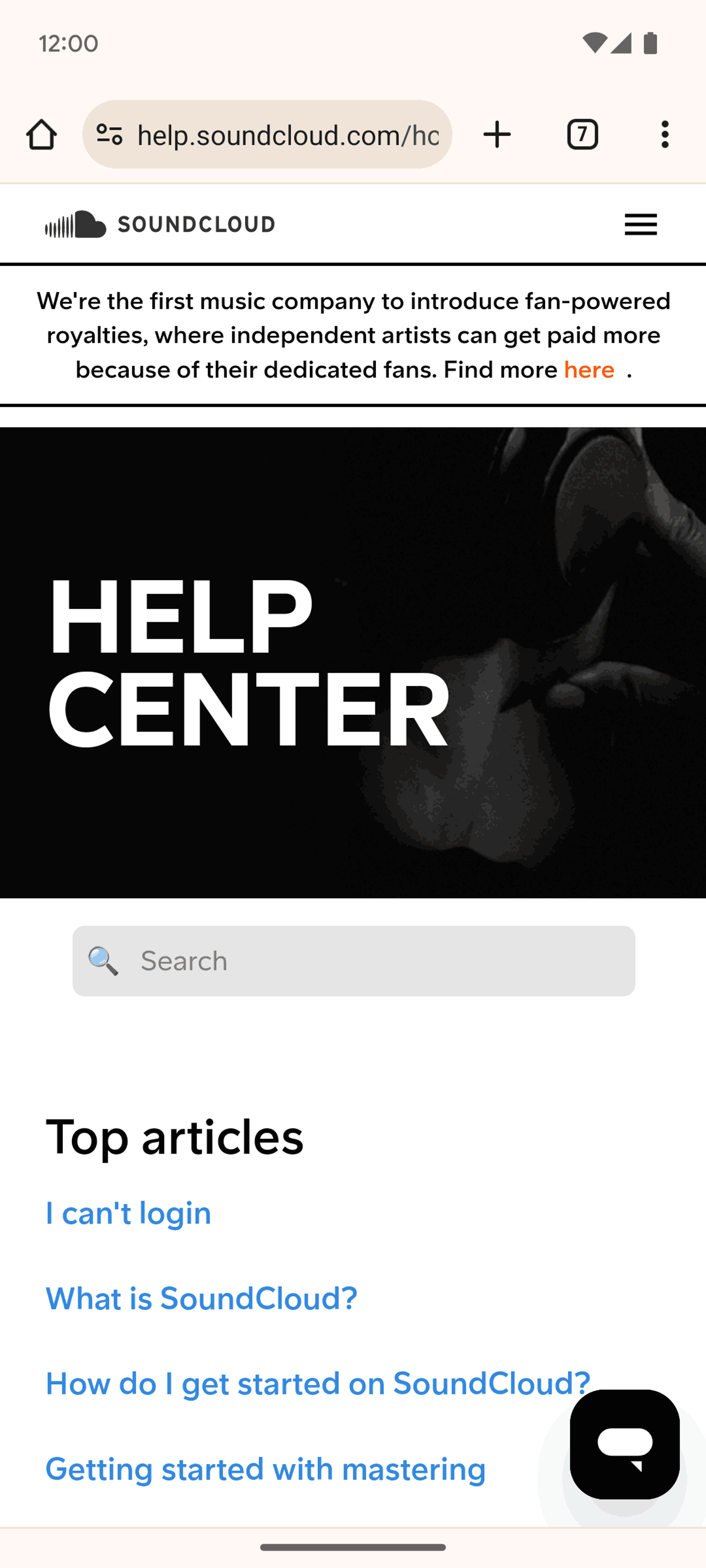 SoundCloud Android Music & Audio interface screenshot 16