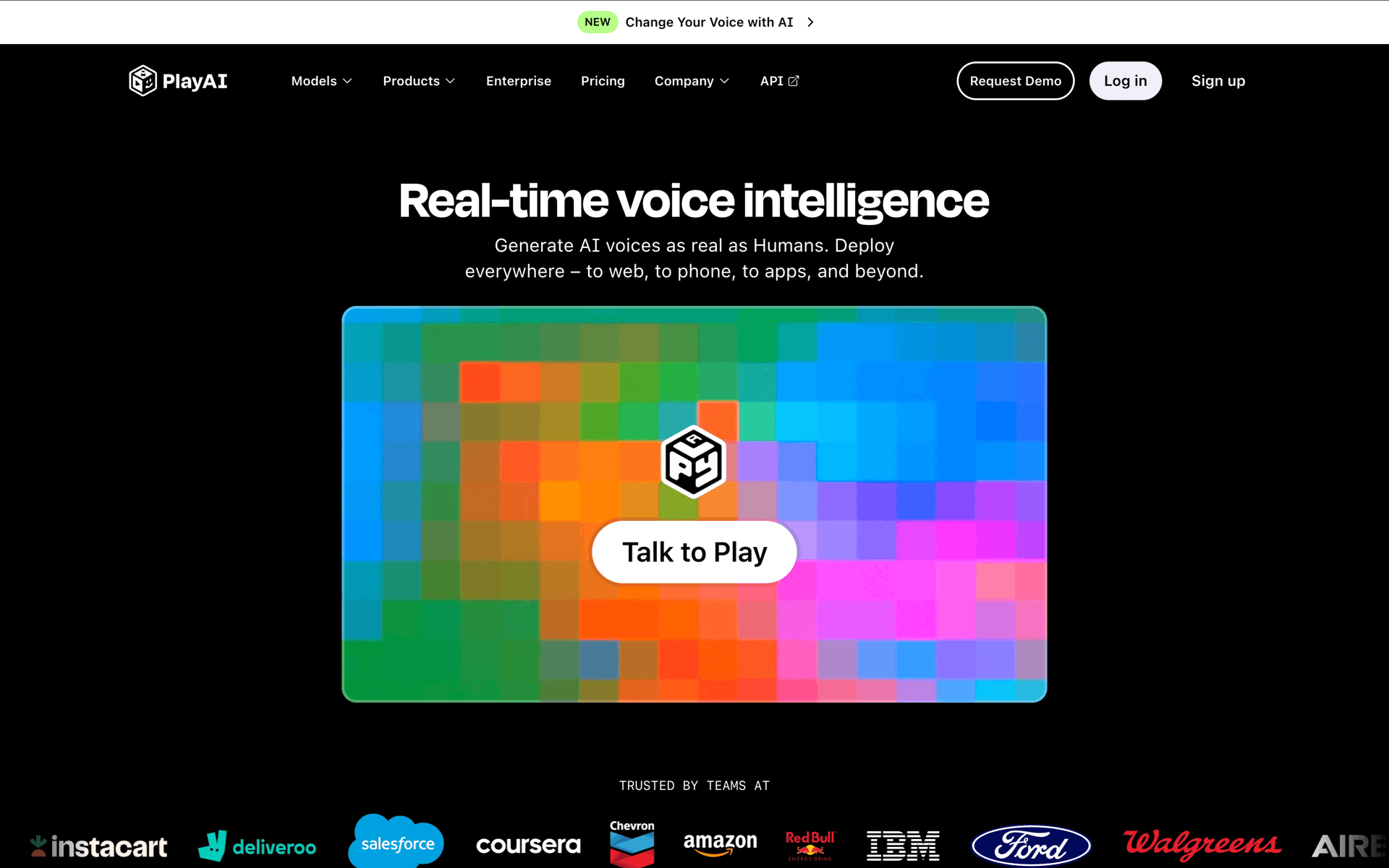 PlayAI Web AI interface screenshot 13