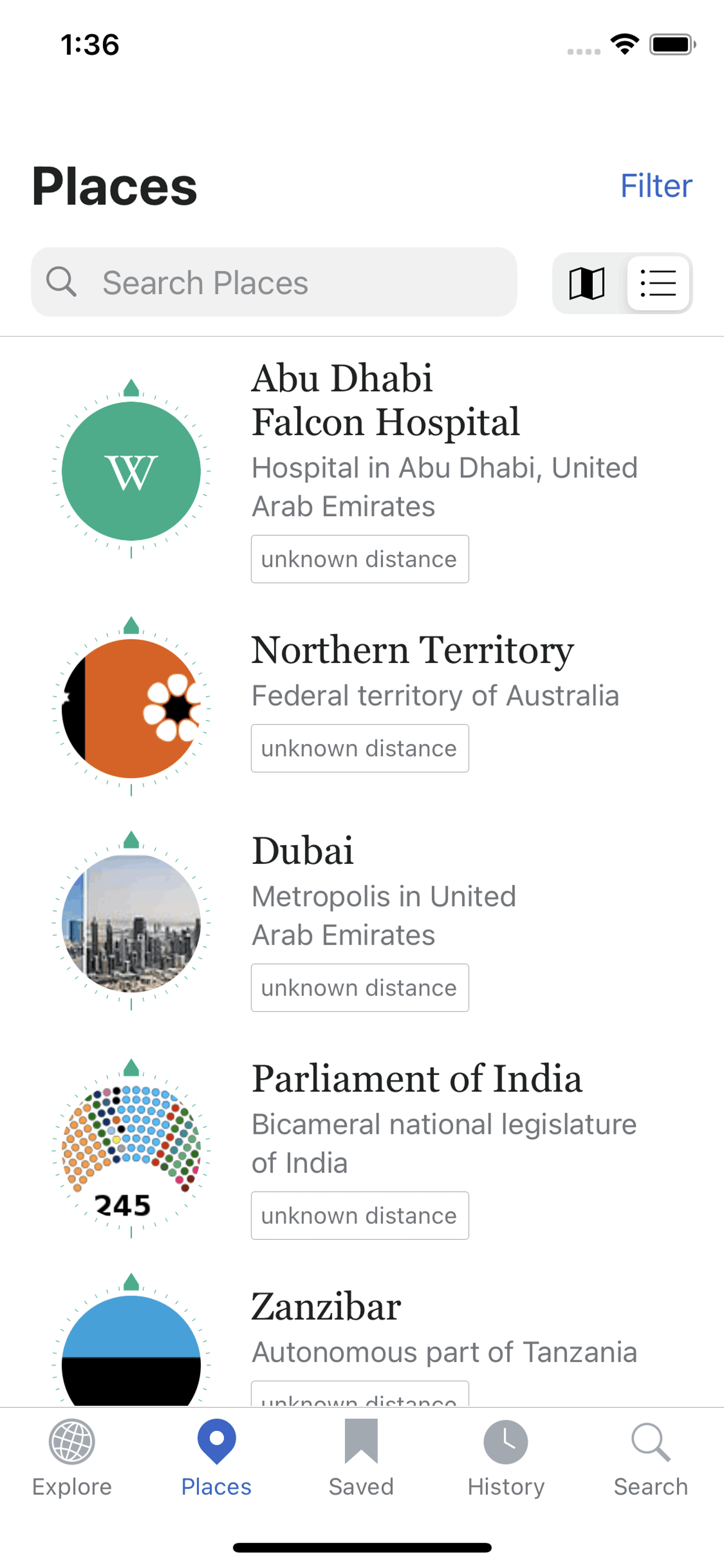 Wikipedia iOS Reference interface screenshot 22