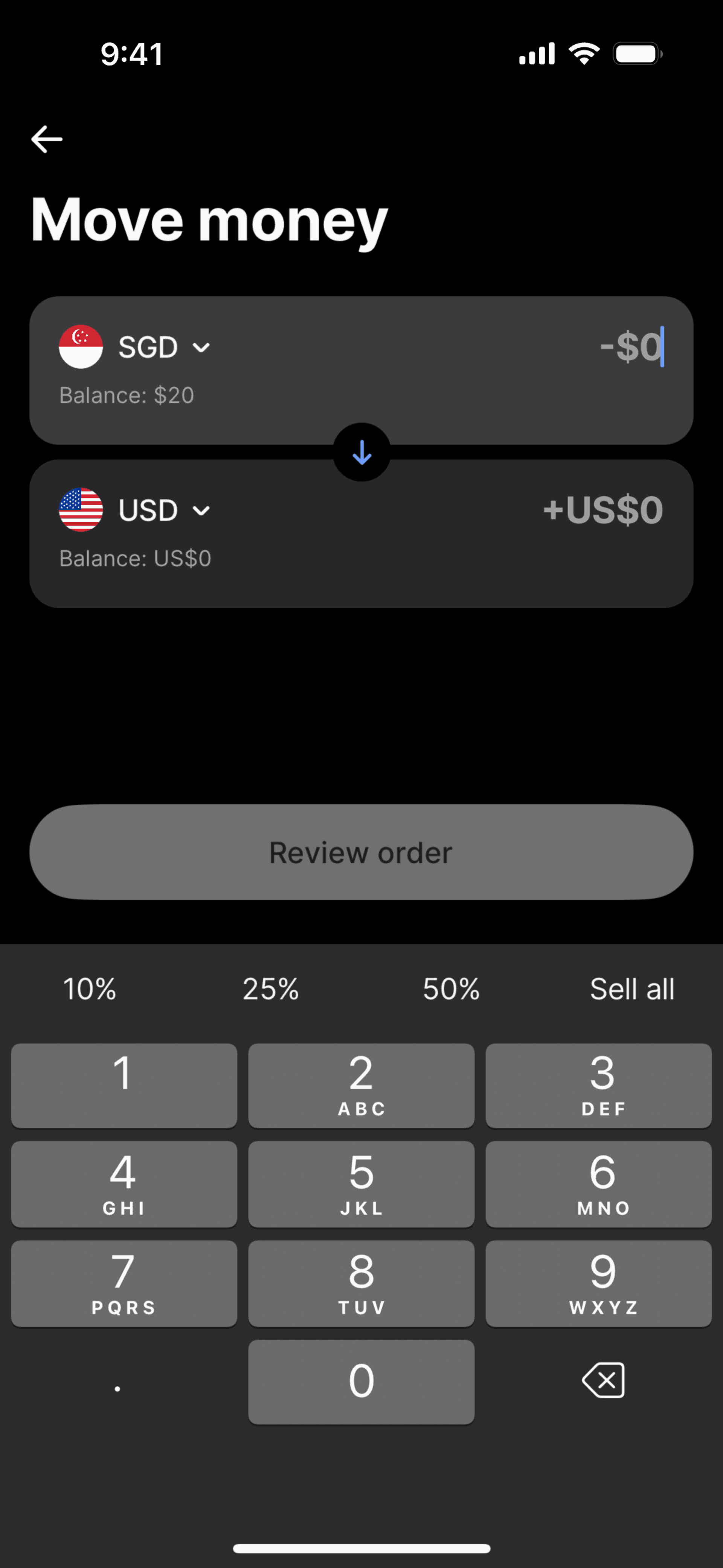 Revolut iOS Finance interface screenshot 17
