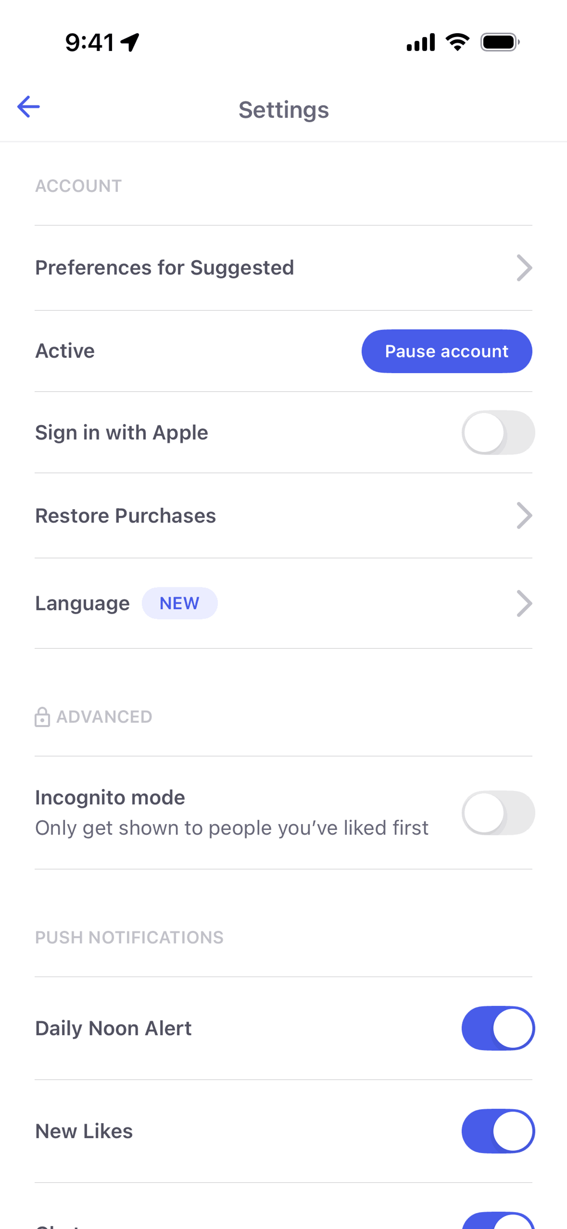Coffee Meets Bagel iOS dating interface screenshot 16