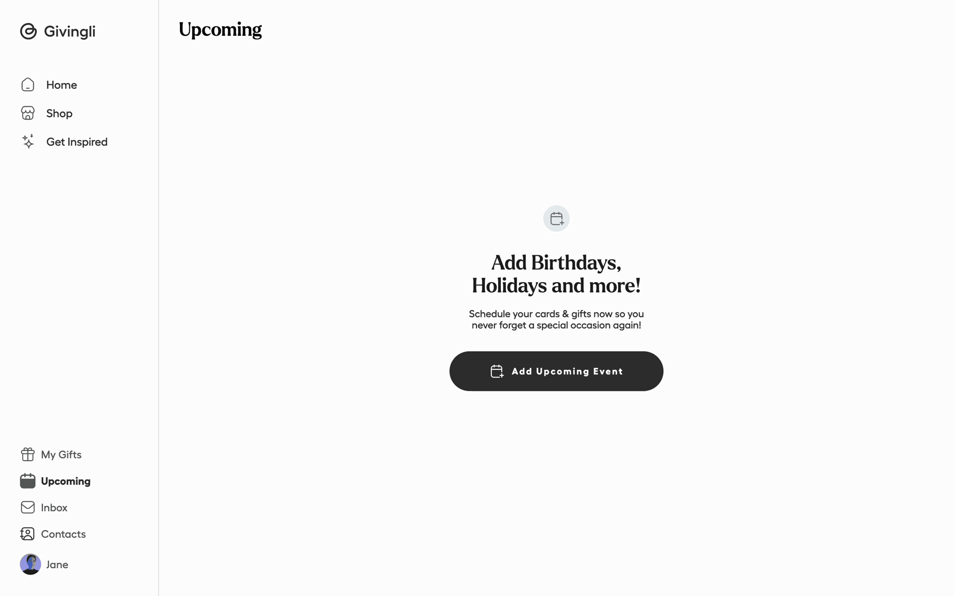 Givingli Web Lifestyle interface screenshot 10